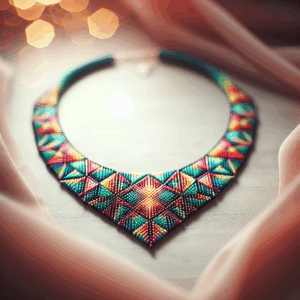 Незвичайні геометричні кольє з бісеру: від символів до шедеврів!