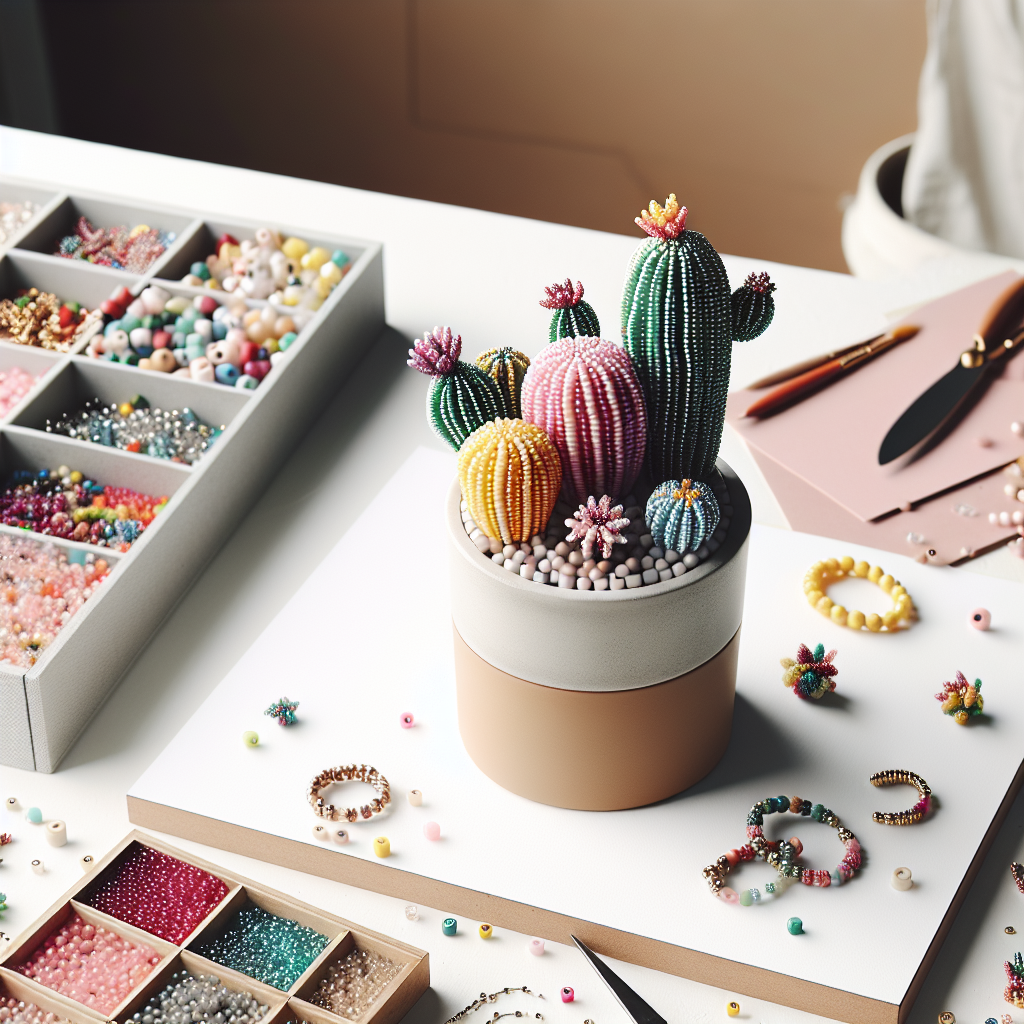 Які матеріали для кактусів з бісеру вибрати, щоб здивувати всіх?