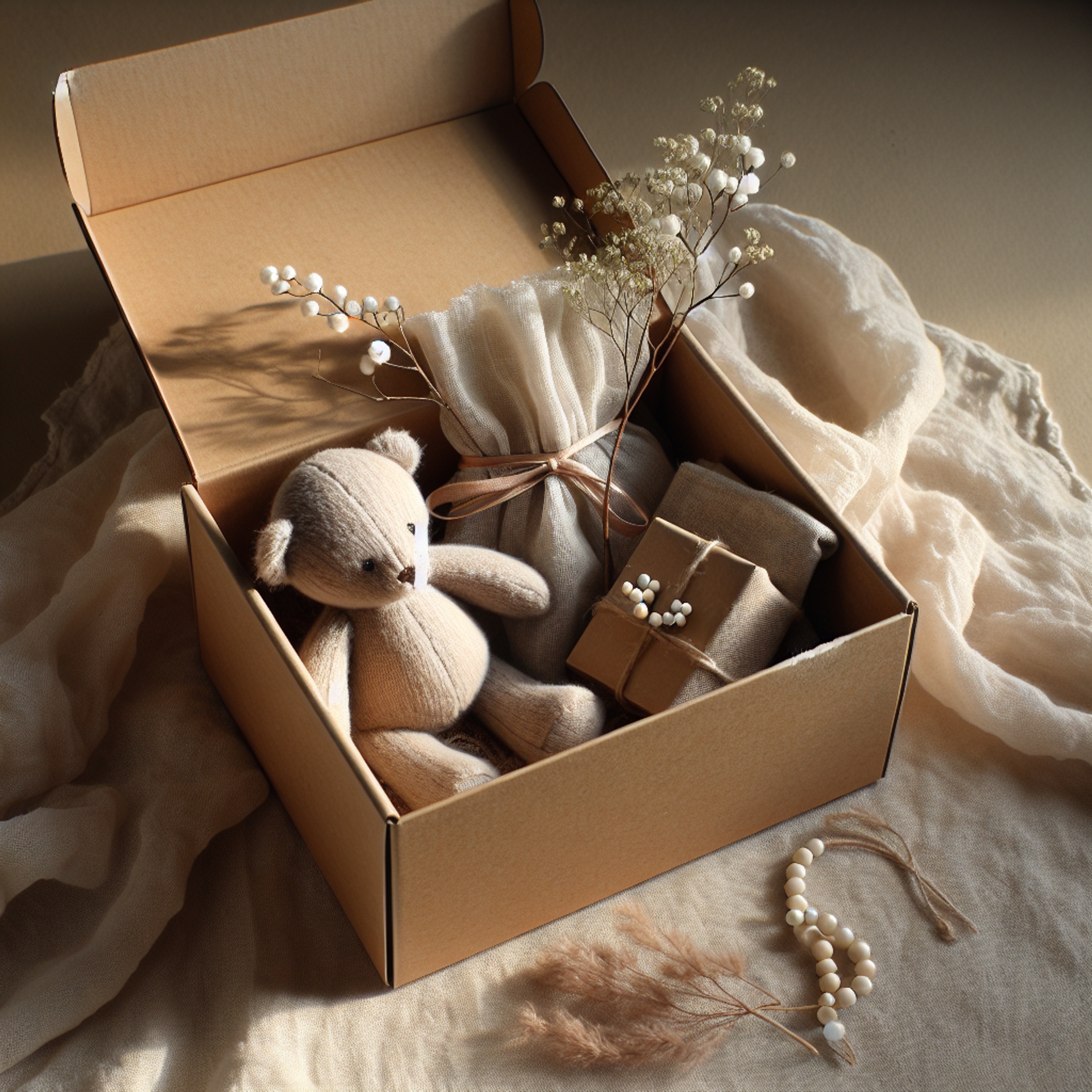 Як оформити подарунковий сет з бісерними гілочками і м’якою бохо‑іграшкою