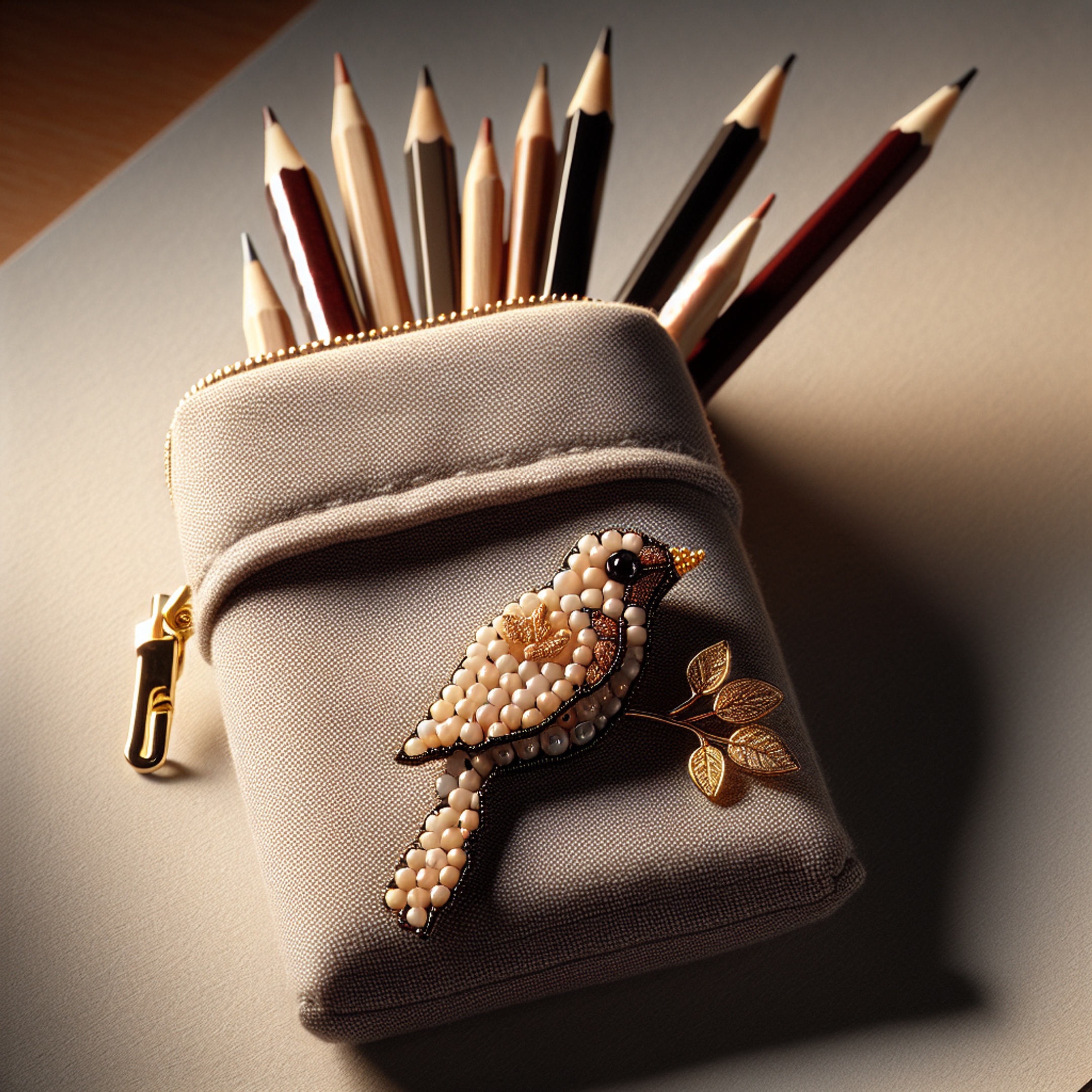 Пташка з японського бісеру: швидкий майстер‑клас по декору пенала як подарунок до Миколая