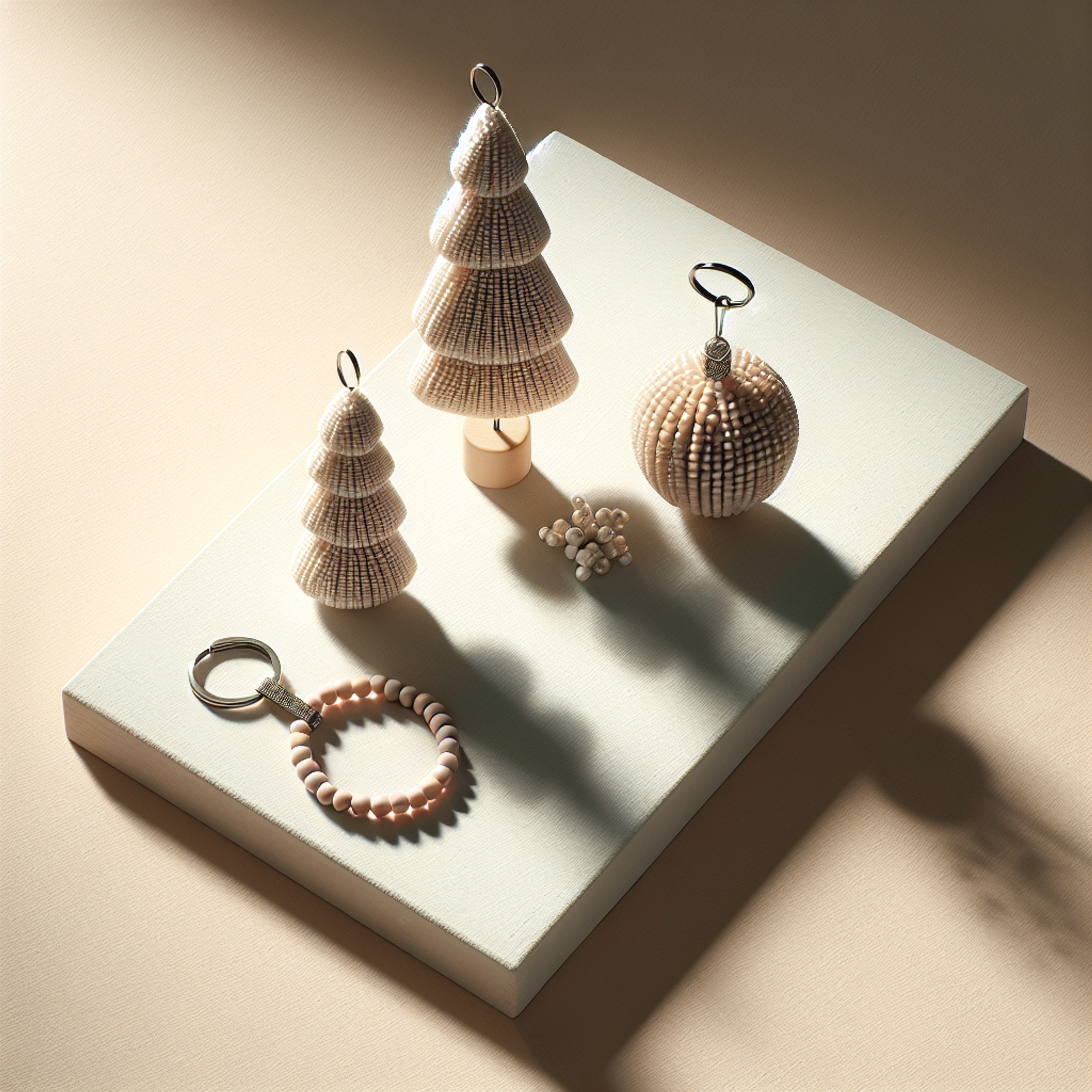 Святковий DIY‑набір для новачків: 3 прості схеми – брелок, маленьке дерево та прикраса для весільного столу