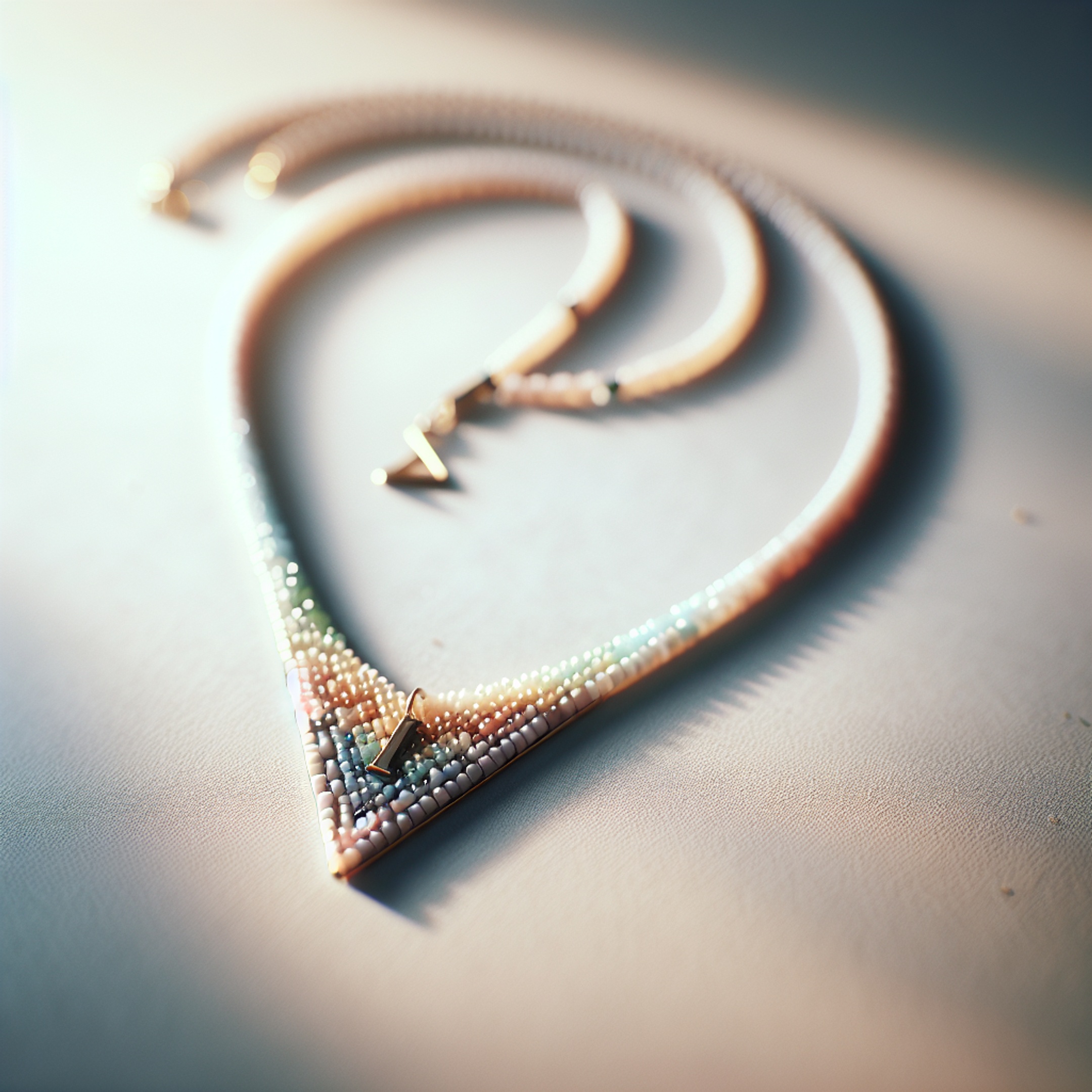 Трикутне намисто з кулоном з буквами та надійною застібкою: майстер-клас за 60 хвилин