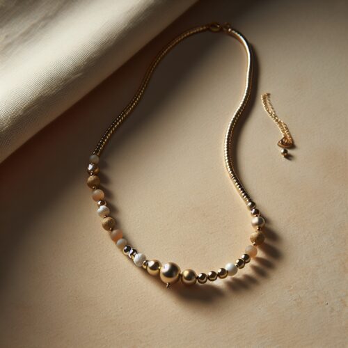 Перші прикраси з бісеру: як зробити намисто з підвісками, золотими акцентами та випадковими міксами