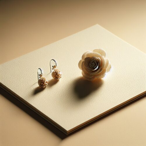 Швидкий МК: троянда з бісеру та дитячі сережки з бісеру – два подарунки в одному наборі (покроково)