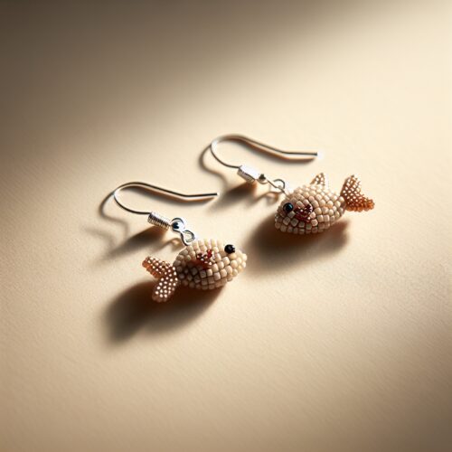 Майстер‑клас: сережки з підвісками – бісерна рибка і крихітний кулон‑серце (швидкий DIY)