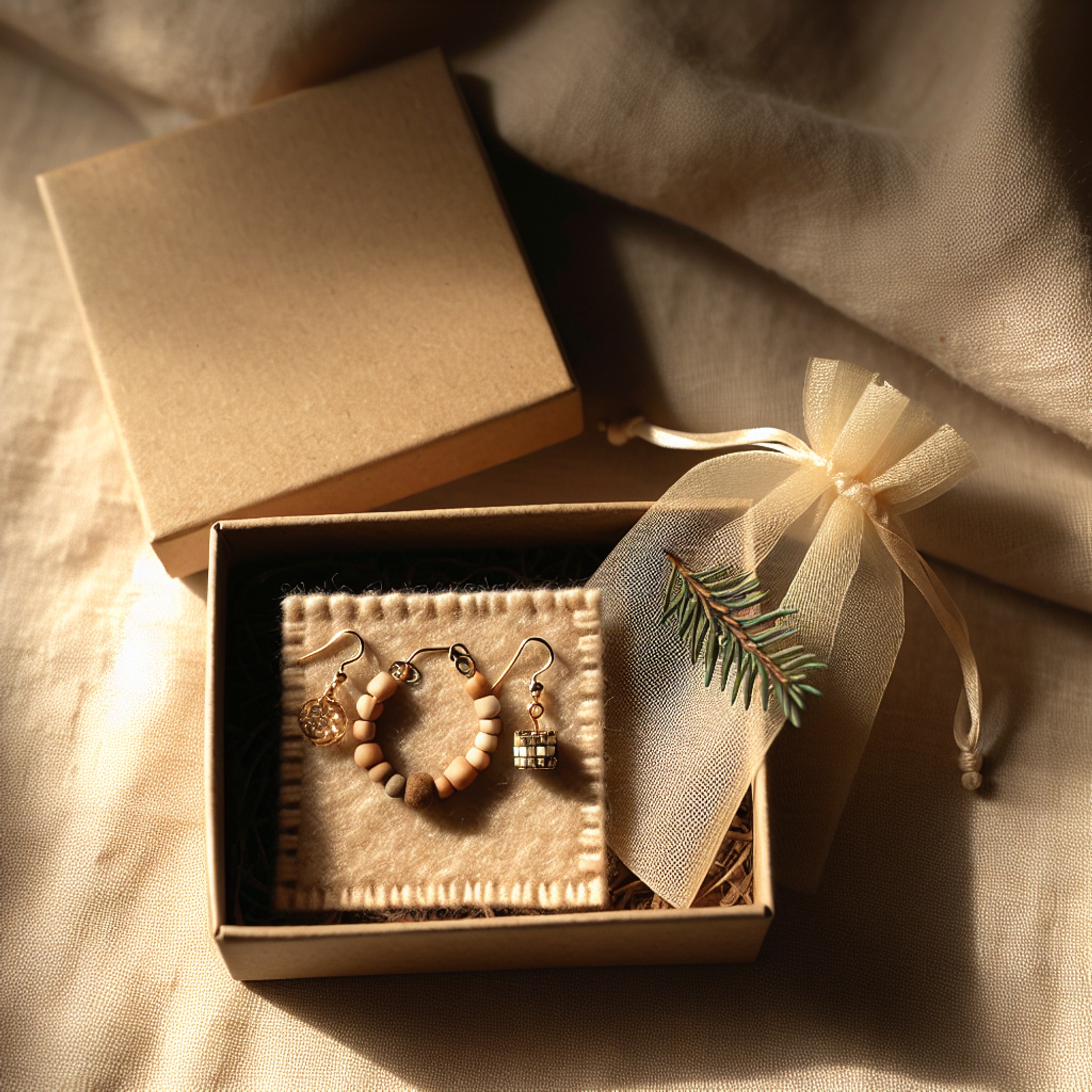 Новорічна упаковка для сережок і комбінованих браслетів: 5 стильних покрокових ідей, які зробите за 15 хв