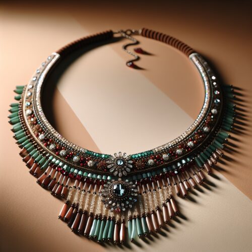 Майстер-клас: бісерна бахрома і кольє зі стразами – святковий комплект за 60-90 хв