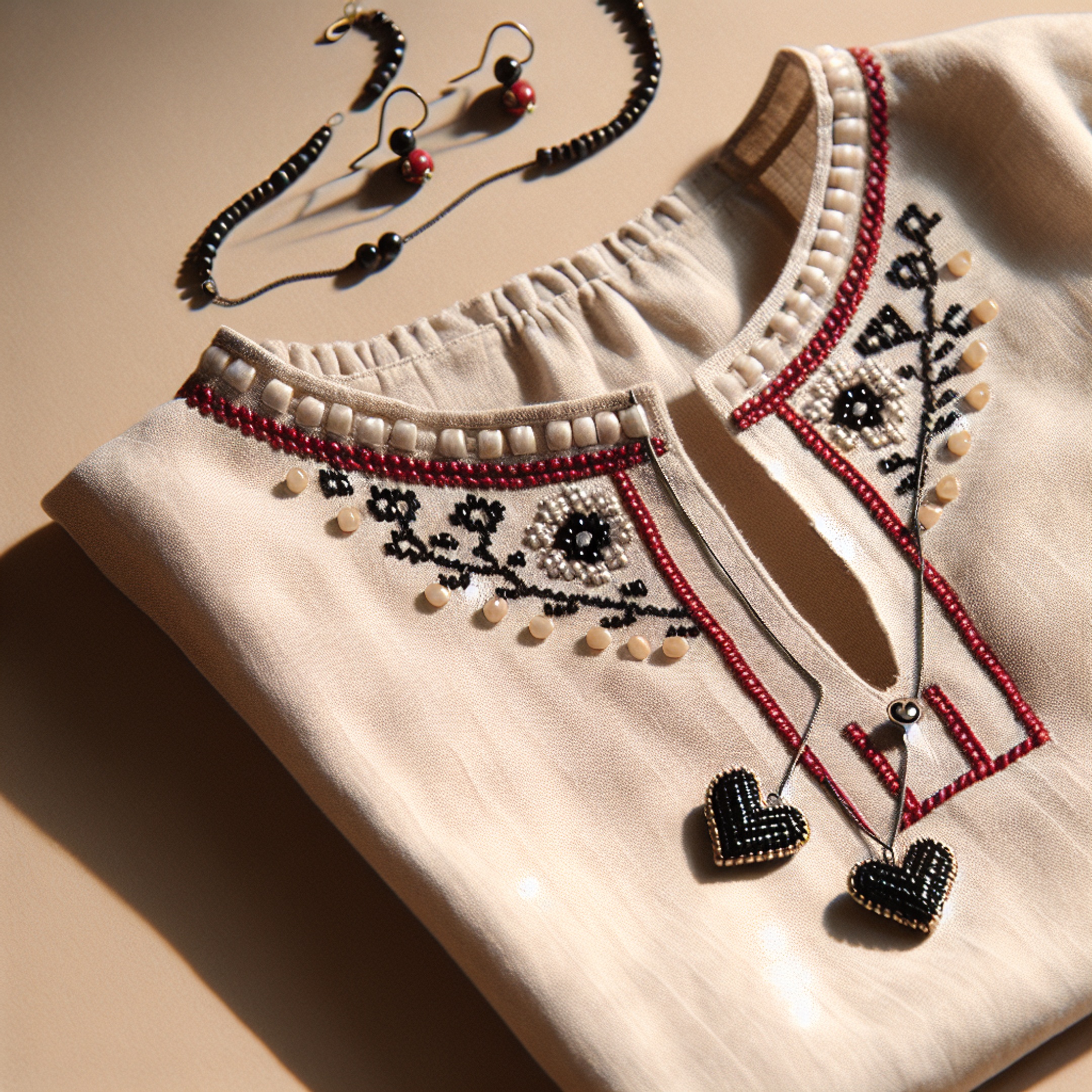 Декор бісером на одязі в Україні: історія, символіка кулона-серця і ідеї для святкових майстер-класів