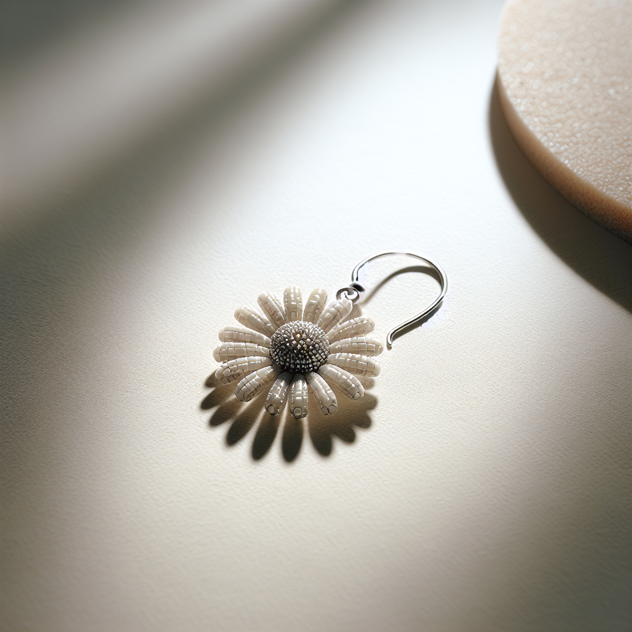 Ромашка з бісеру: історія мотиву та покроковий майстер-клас зі створення сережки або брелока
