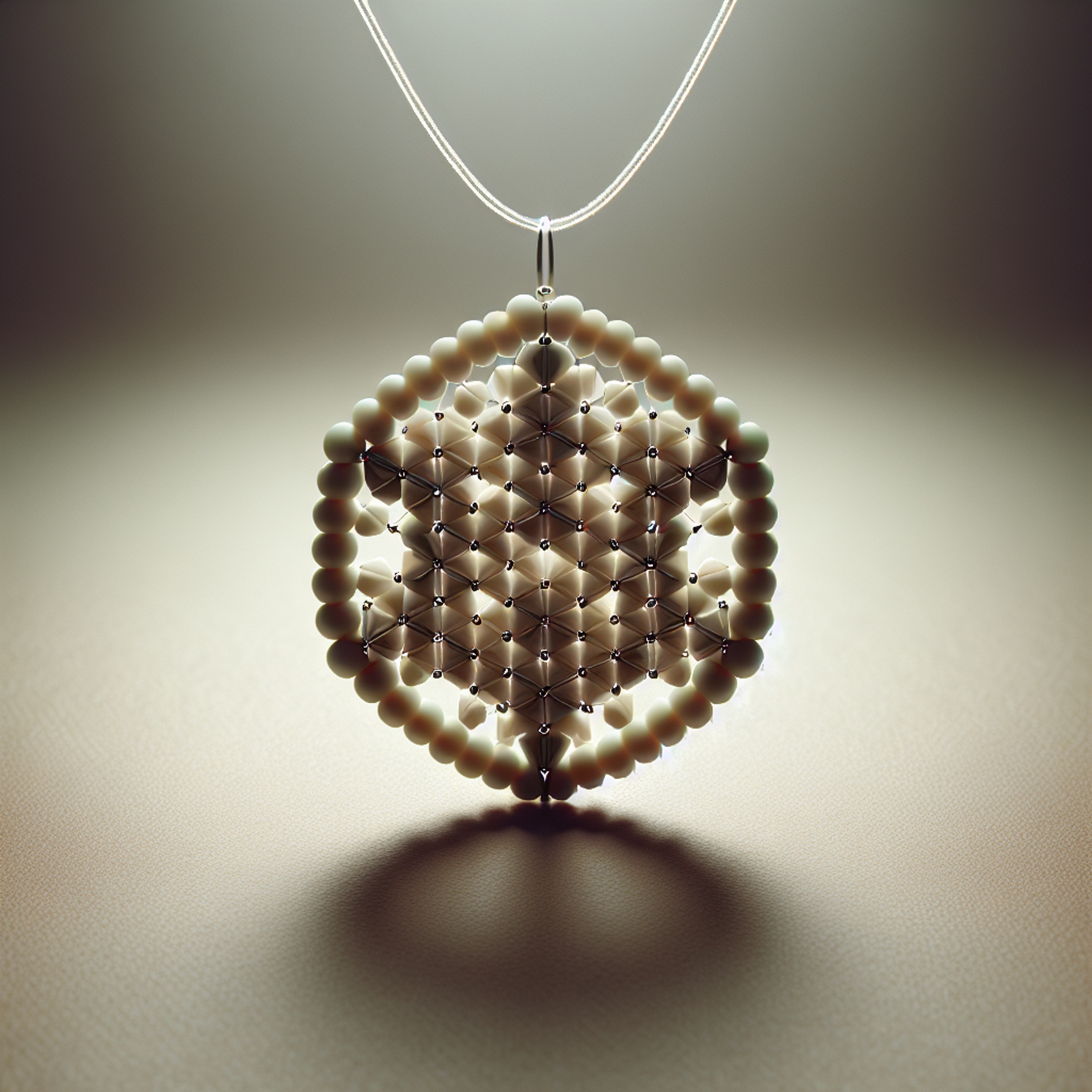 Мононитка в Україні: традиції та сучасні техніки плетіння геометричних кулонів