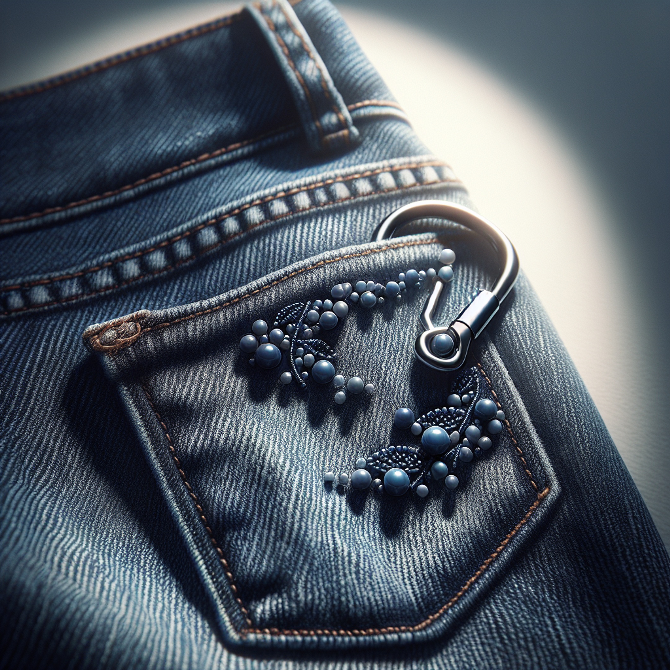 Покроковий майстер-клас: вишивка бісером на джинсах з дешевим китайським бісером і карабіном