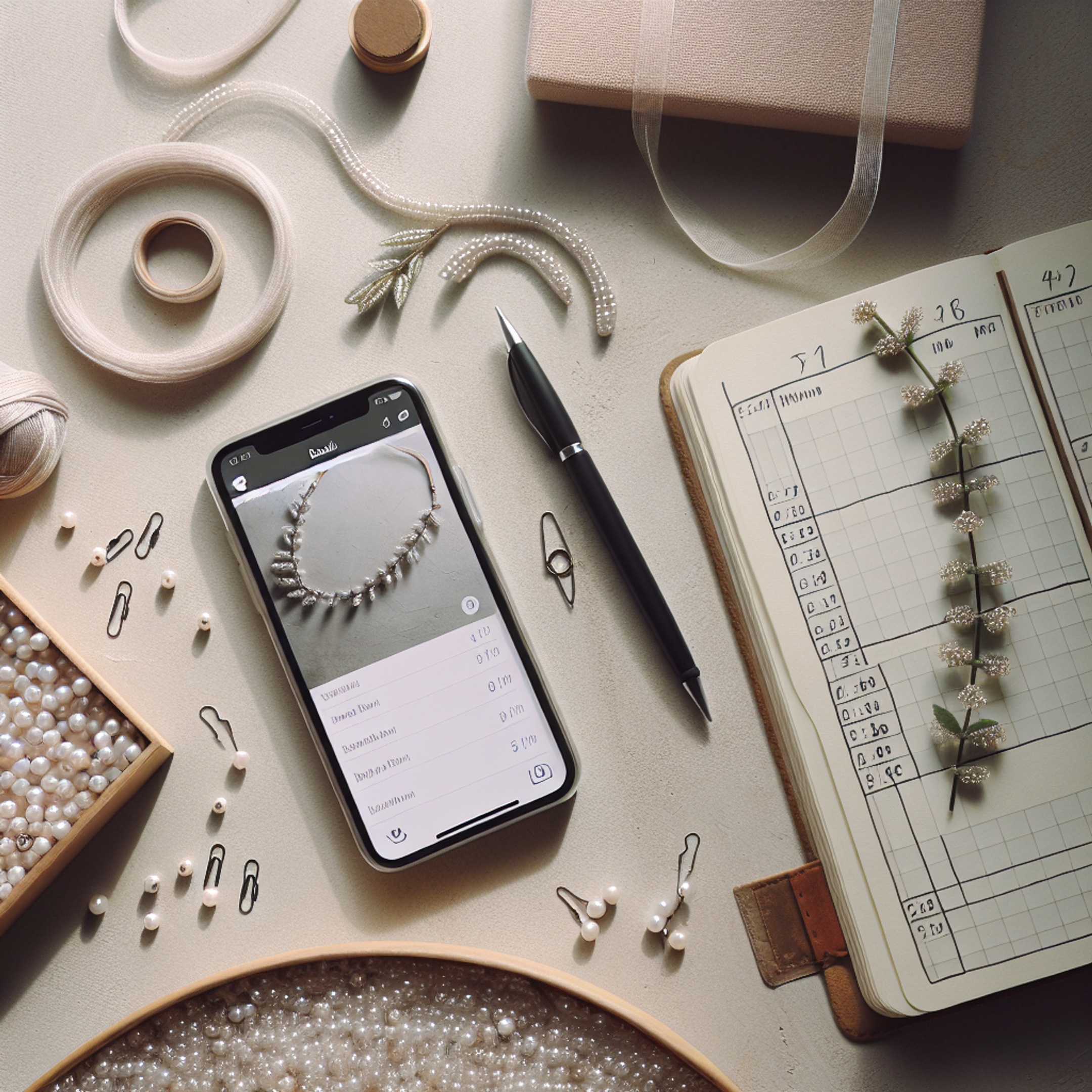 Робочий органайзер для майстрині бісероплетіння: як планувати фото, Reels і акції для інтернет-магазину прикрас на місяць