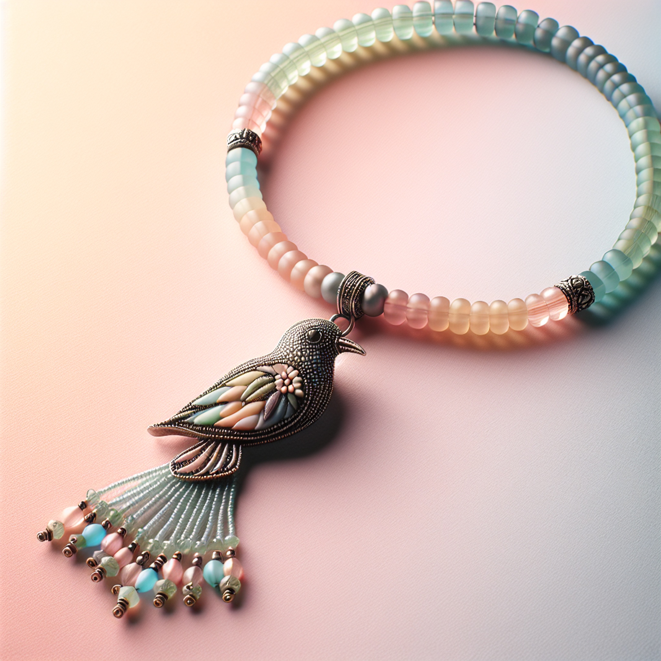 Чому пастельні кольори і чеський бісер Preciosa – тренд сезону для прикрас з бісерною бахромою та птахів з бісеру