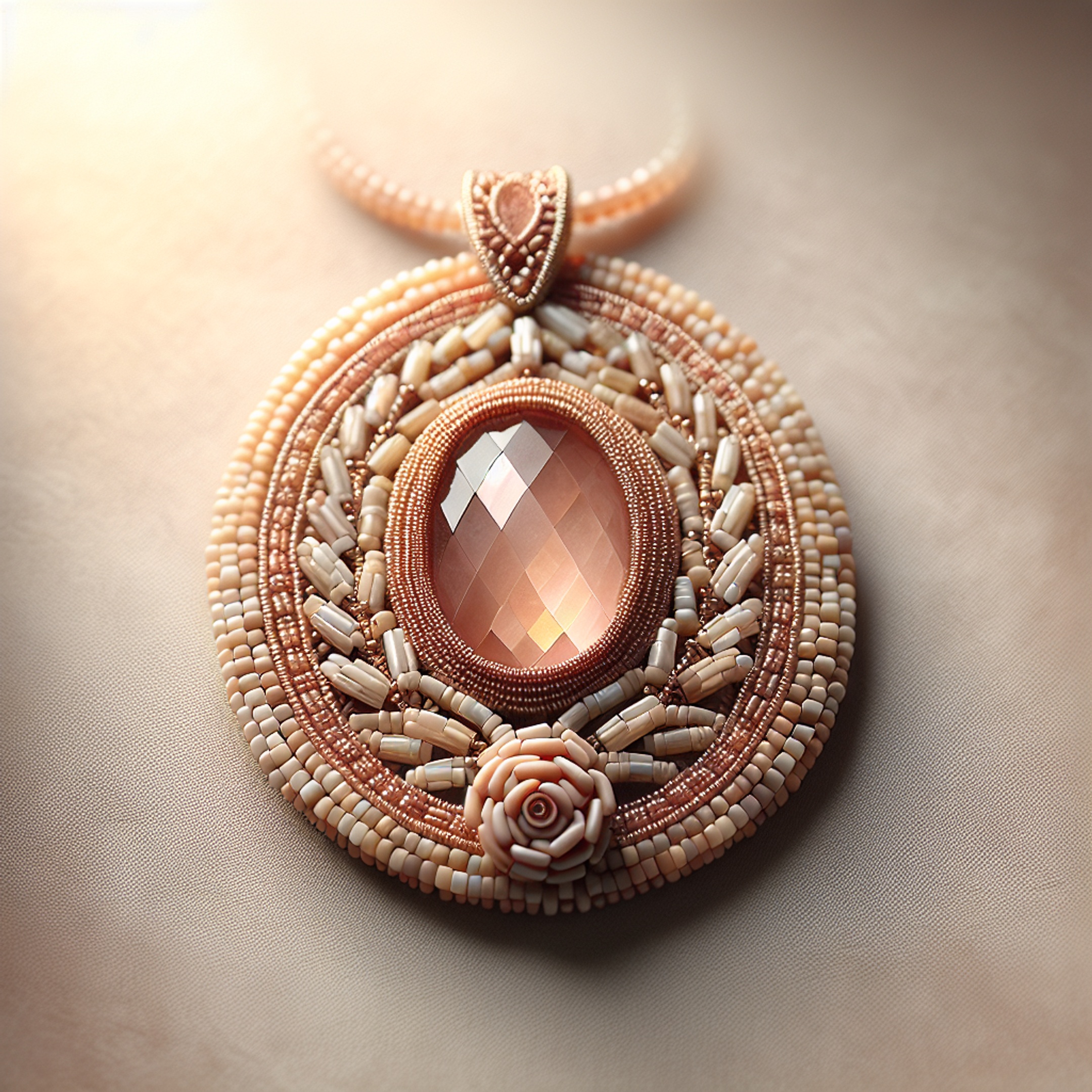 Кулон з бісеру та каміння у техніці RAW з міні-трояндою: покроковий чек-ліст і відеоурок для початківців