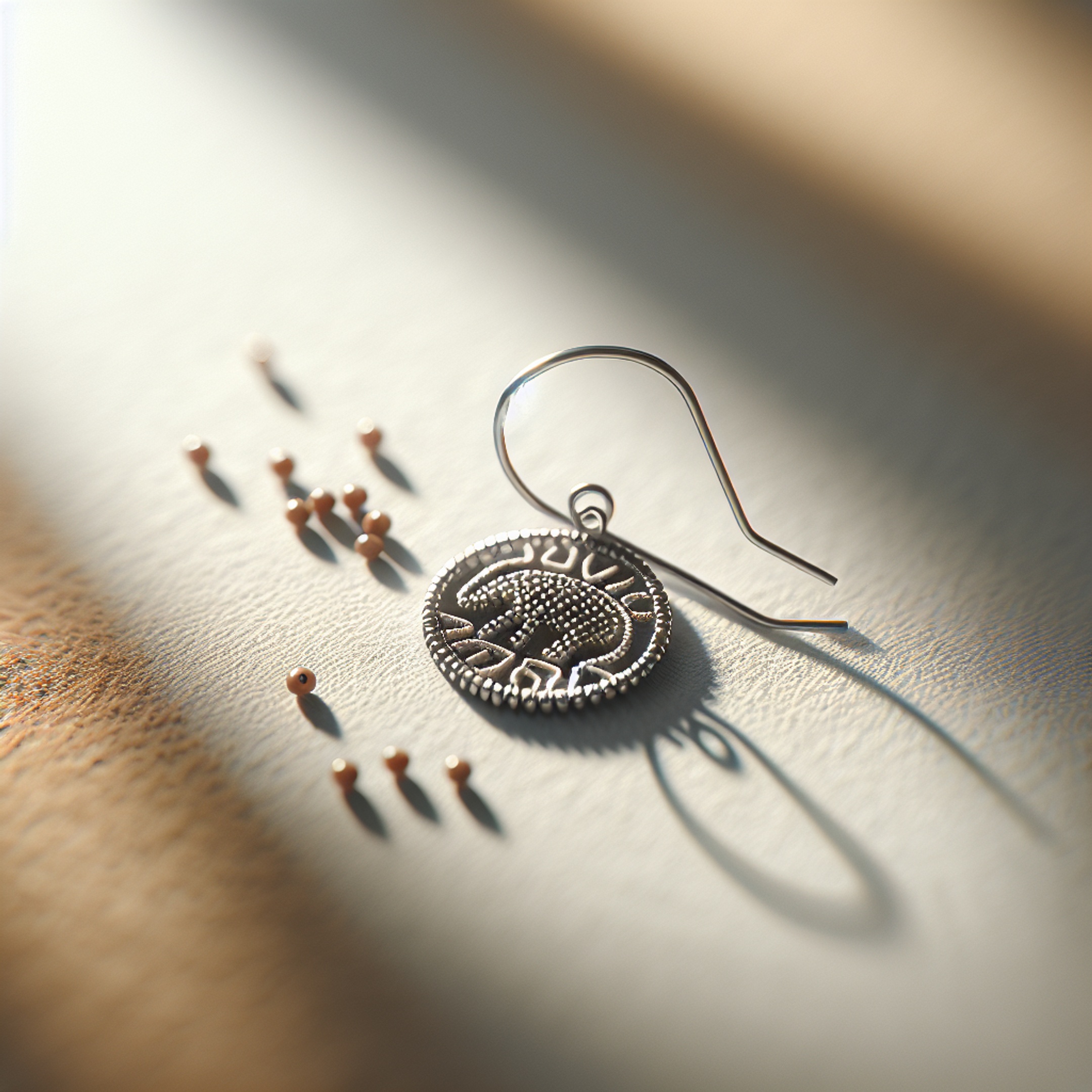 Гіпоалергенні сережки з етнічним кулоном і китайським бісером 2 мм – покроковий рецепт, чек матеріалів і тест на шкіру