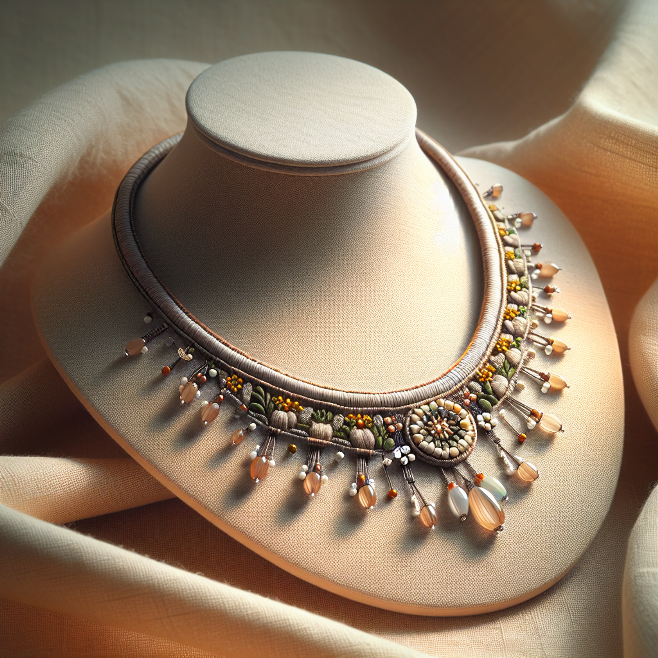 Як українська вишивка надихає комбіновані техніки з тканиною й бісером у сучасних прикрасах