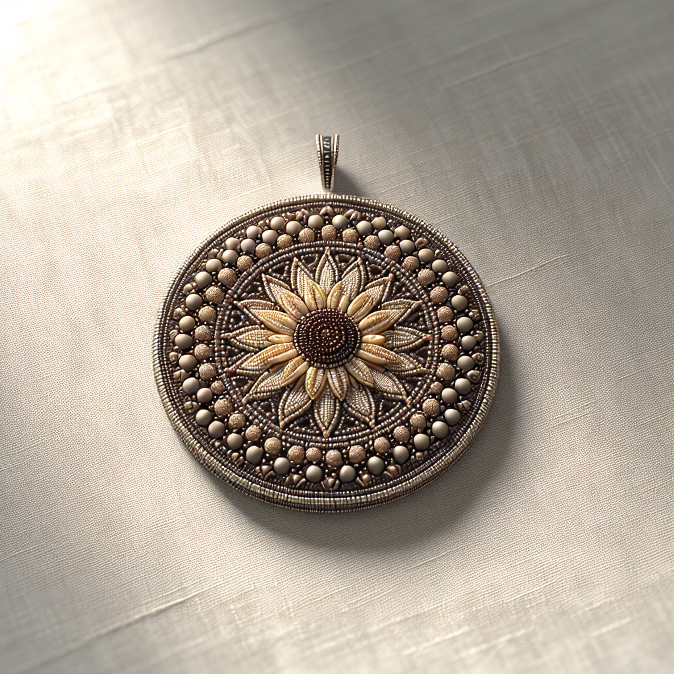 Кулон-мандала з оригінального чеського бісеру: покроковий майстер-клас із вибором ниток і ідеями для подарунка