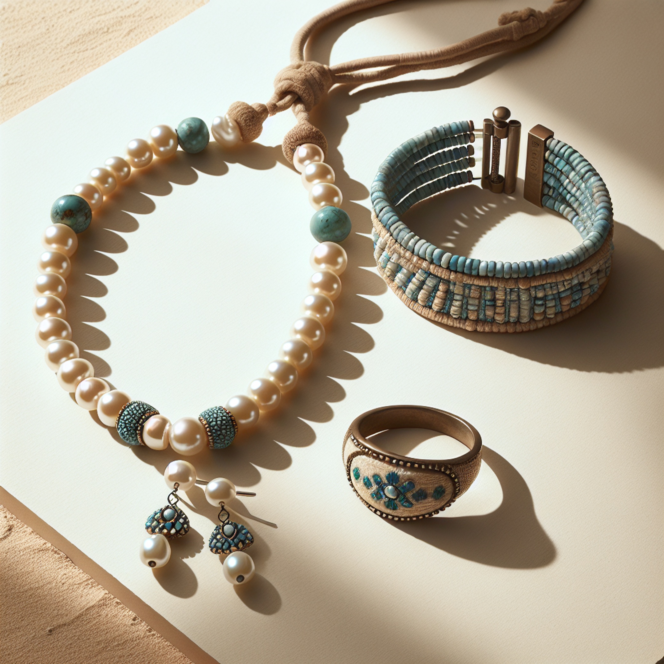 Морська палітра в прикрасах: як зробити кольє для вечора, браслет-шамбала з бісеру та основу для кільця