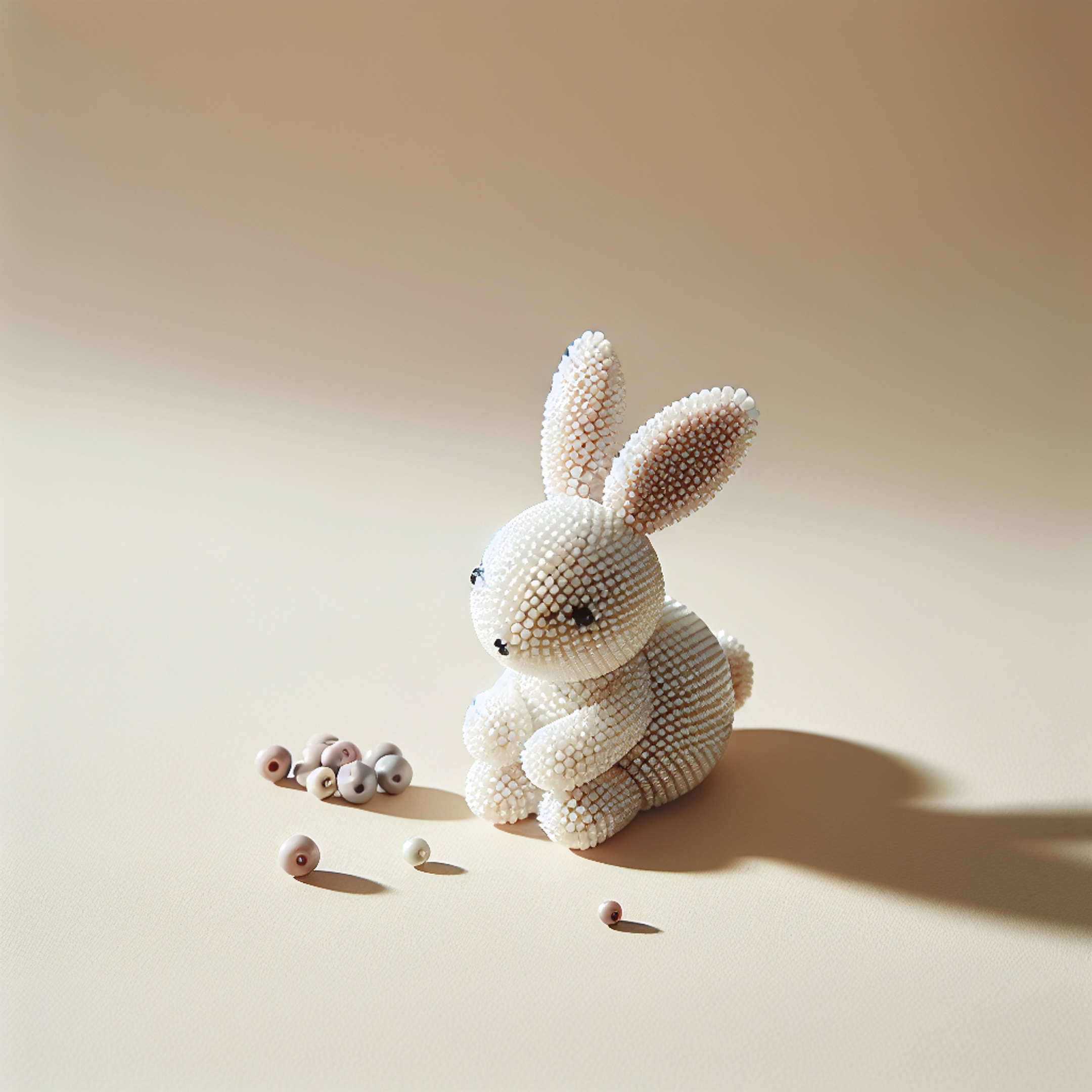 Покрокові інструкції: сплетіть іграшкового зайчика з китайського бісеру для дитячої творчості за 30 хв