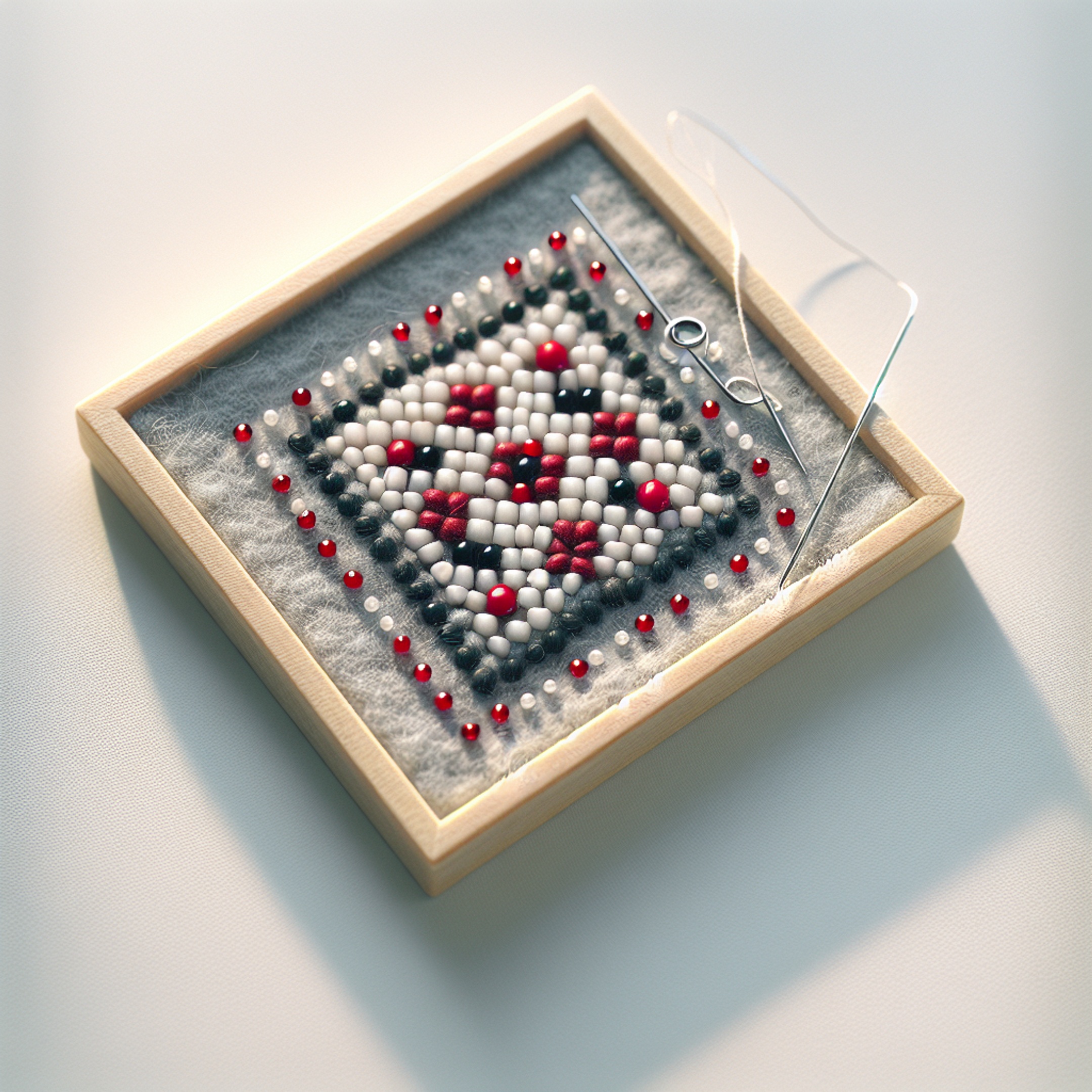 Український орнамент у бісерних виробах: від вишивки на фетрі до топіарію та новорічних гірлянд