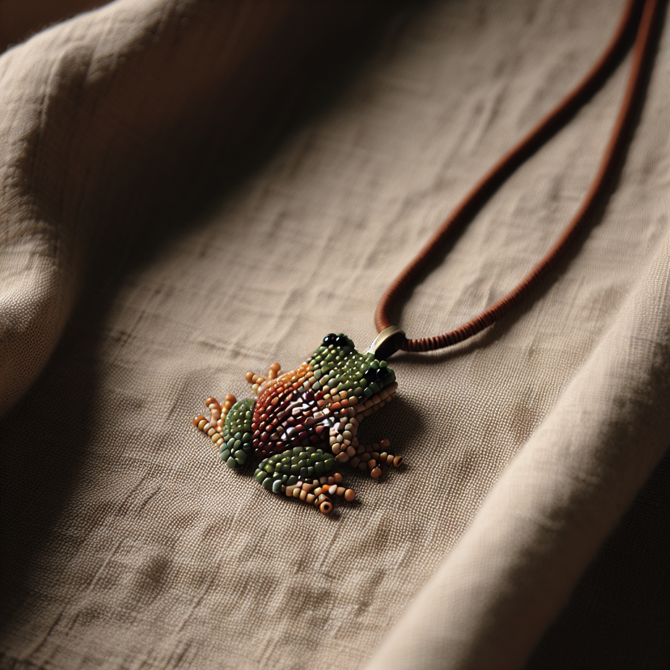 Жаба в оздобі: від народних символів до сучасних кольє з японського бісеру в осінніх відтінках