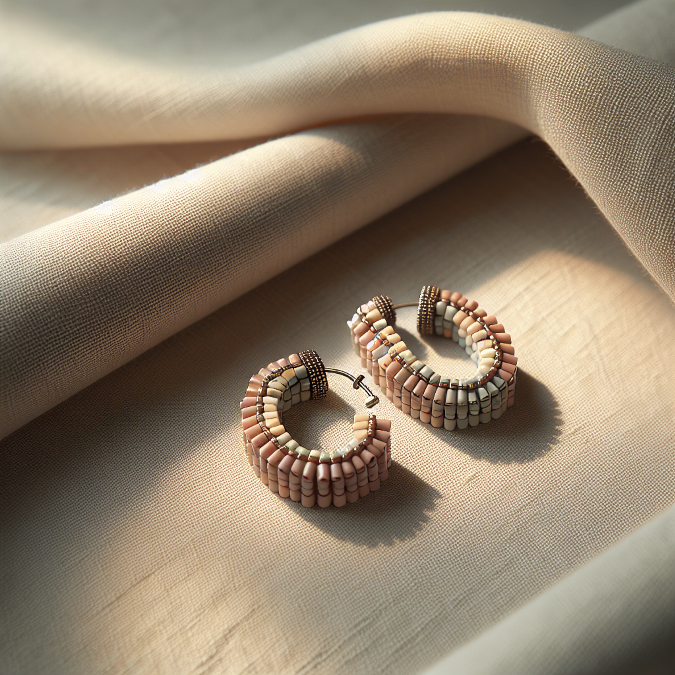 Сережки Toho: простий проект у техніці цегляного плетіння з обіймачами для намистин для початківців