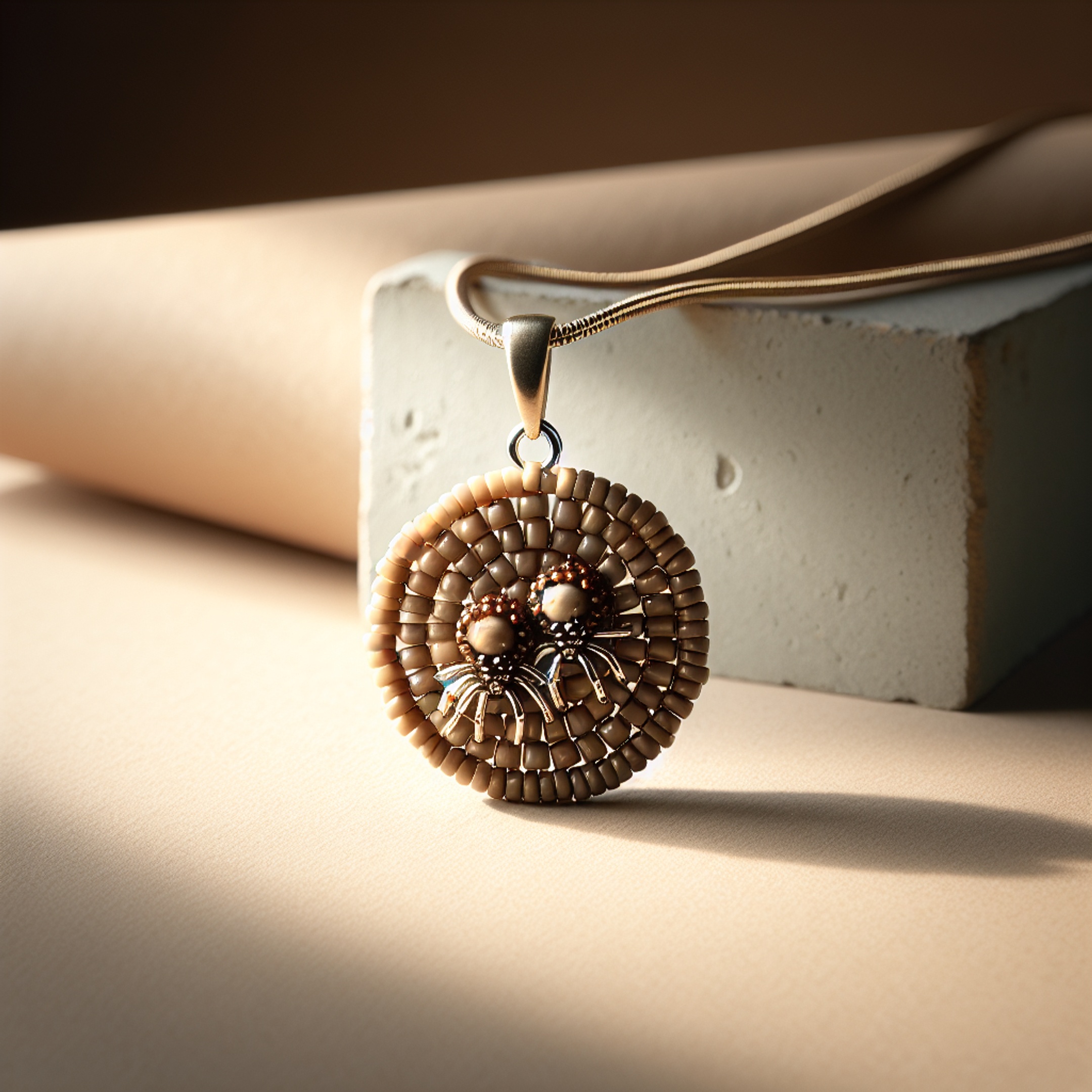 Кулон-мандала з бісерними павуками: покроковий гайд до 8 Березня і де купити циліндричний бісер в Україні