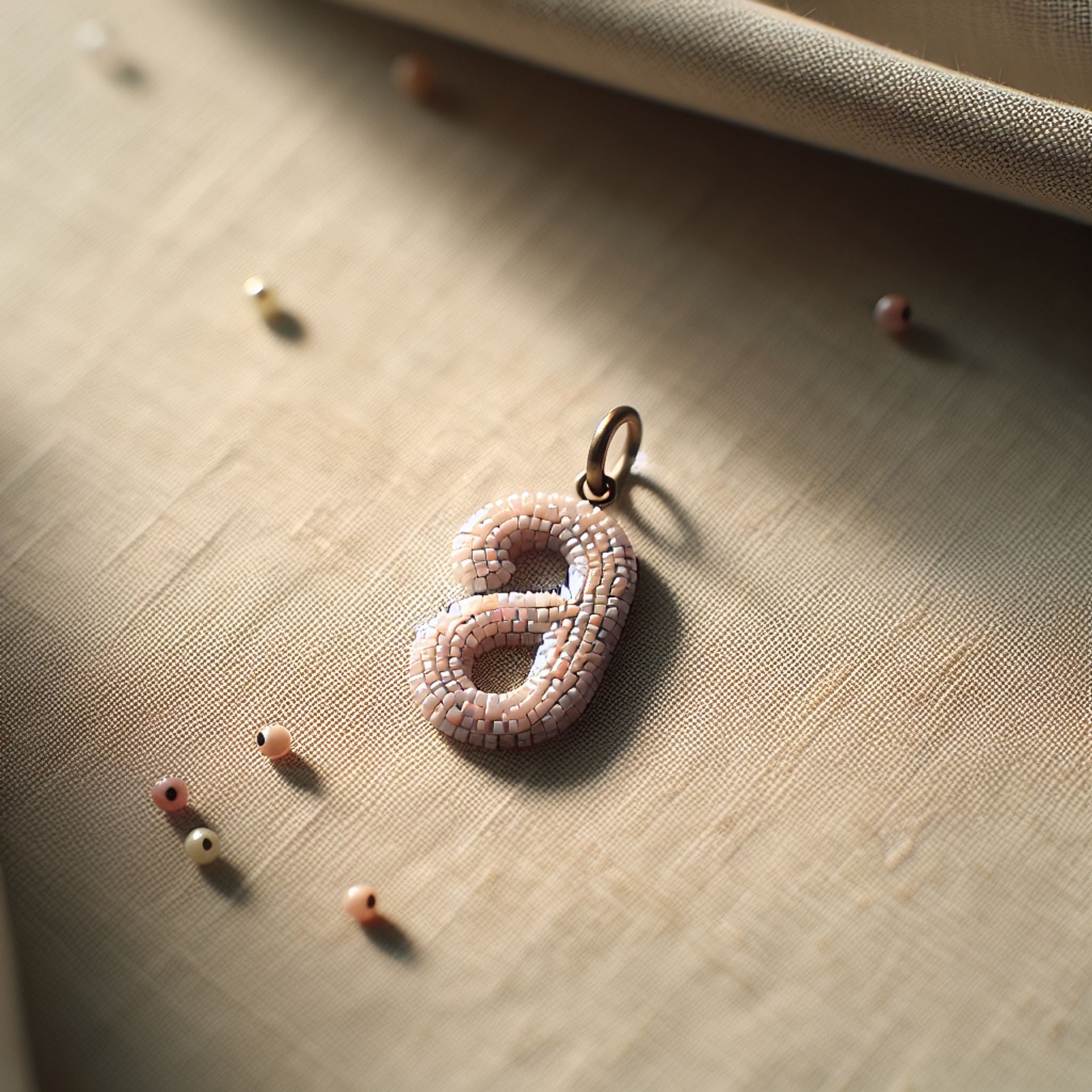 Кулон з буквами своїми руками: покроковий туторіал з чеським бісером для початківців