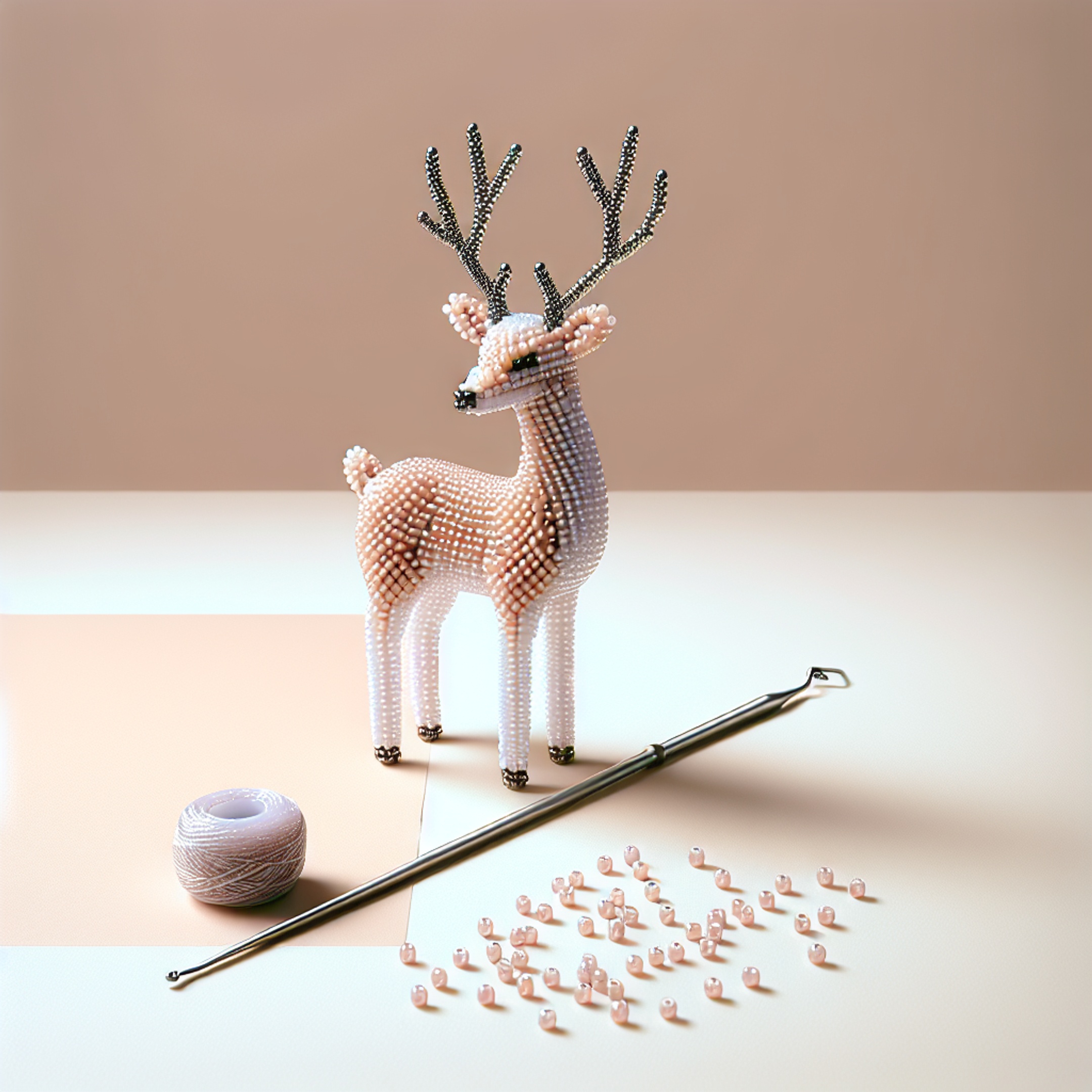 Гачки для бісеру: як обрати інструмент для Miyuki і створити 3D-оленятко та мереживні підвіски