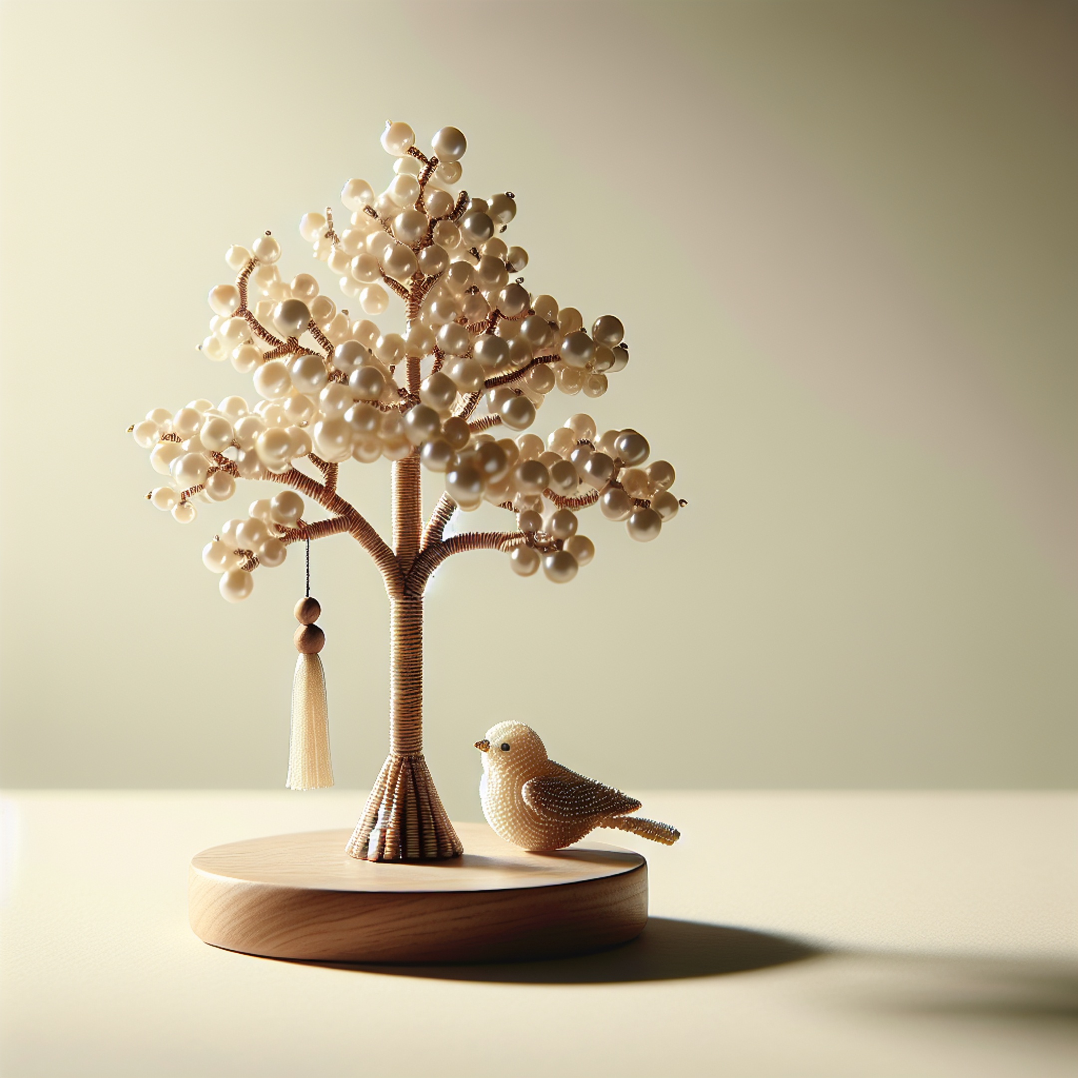 Маленьке дерево з бісеру з етнічною бахромою: поради, покрокова схема та ідеї для весняних подарунків