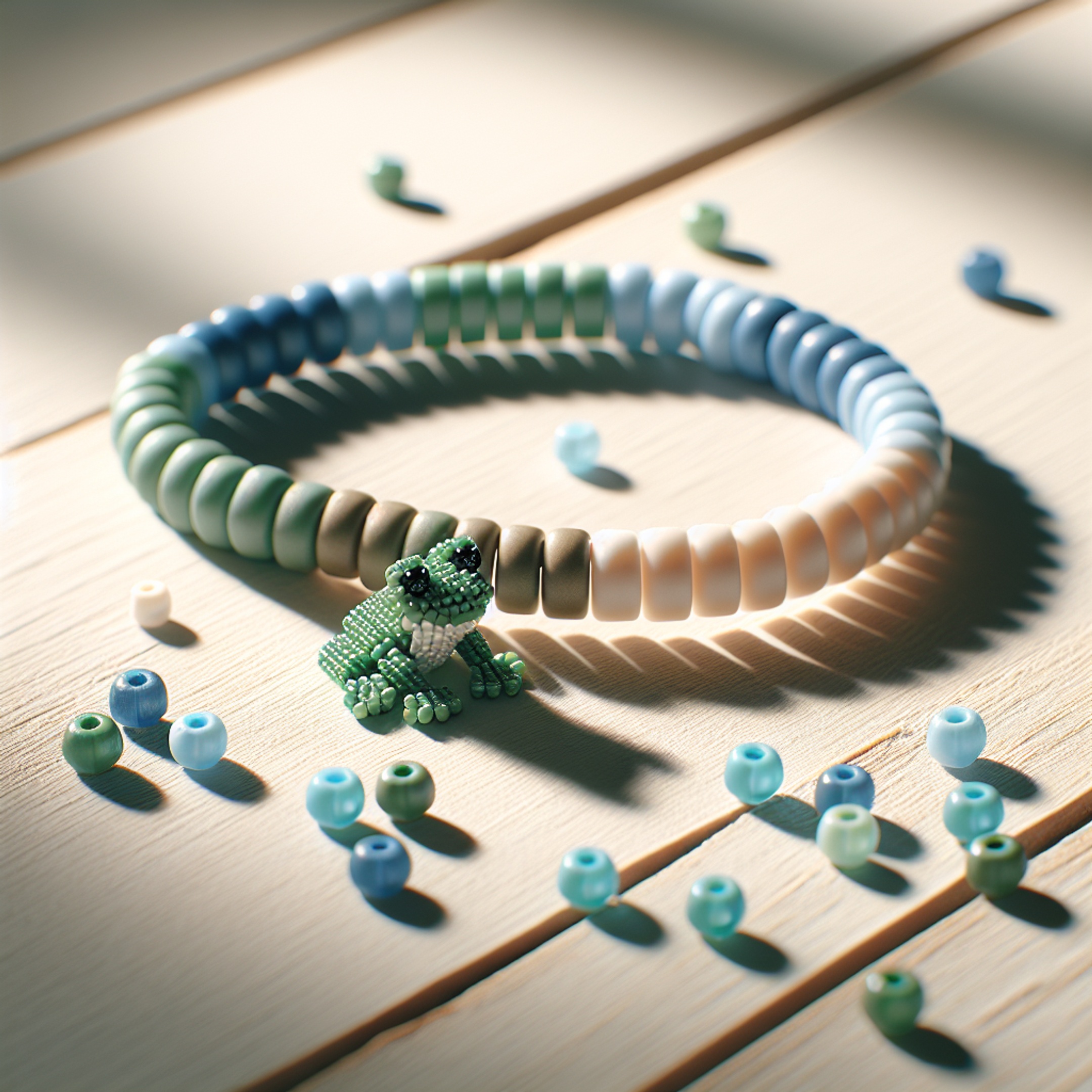 Арт-терапія до Дня здоров’я: швидкі схеми жаб з циліндричного бісеру та двоколірних браслетів (30-60 хв) – поради щодо ниток
