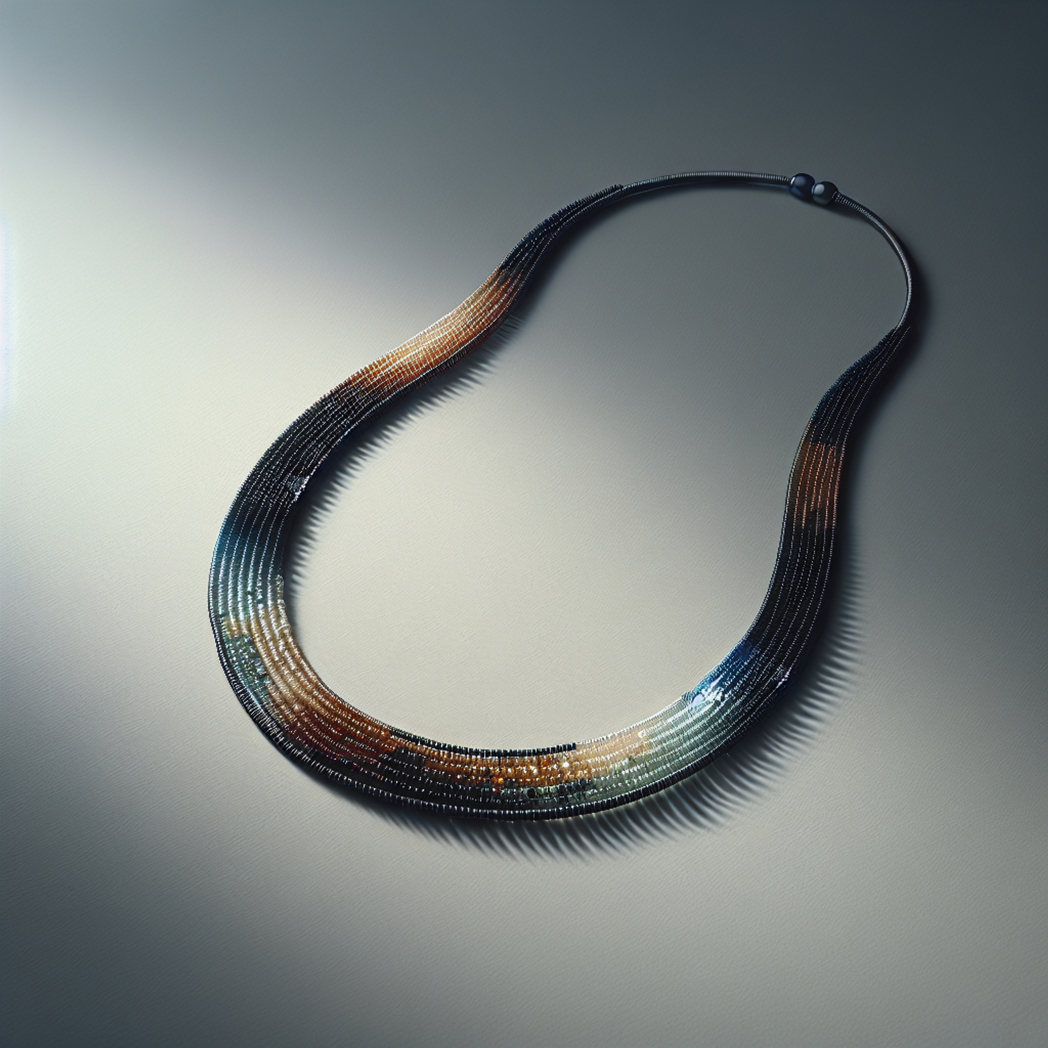 Кольє на дроті з бісером Preciosa Ornela: візуалізація голосу через кольорові акценти