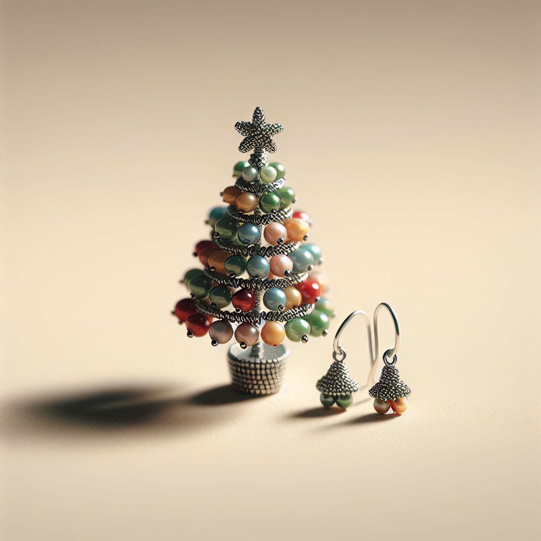 Майстер-клас: міні-бісерна ялинка і сережки з бісеру за однією схемою – прості кроки та матеріали