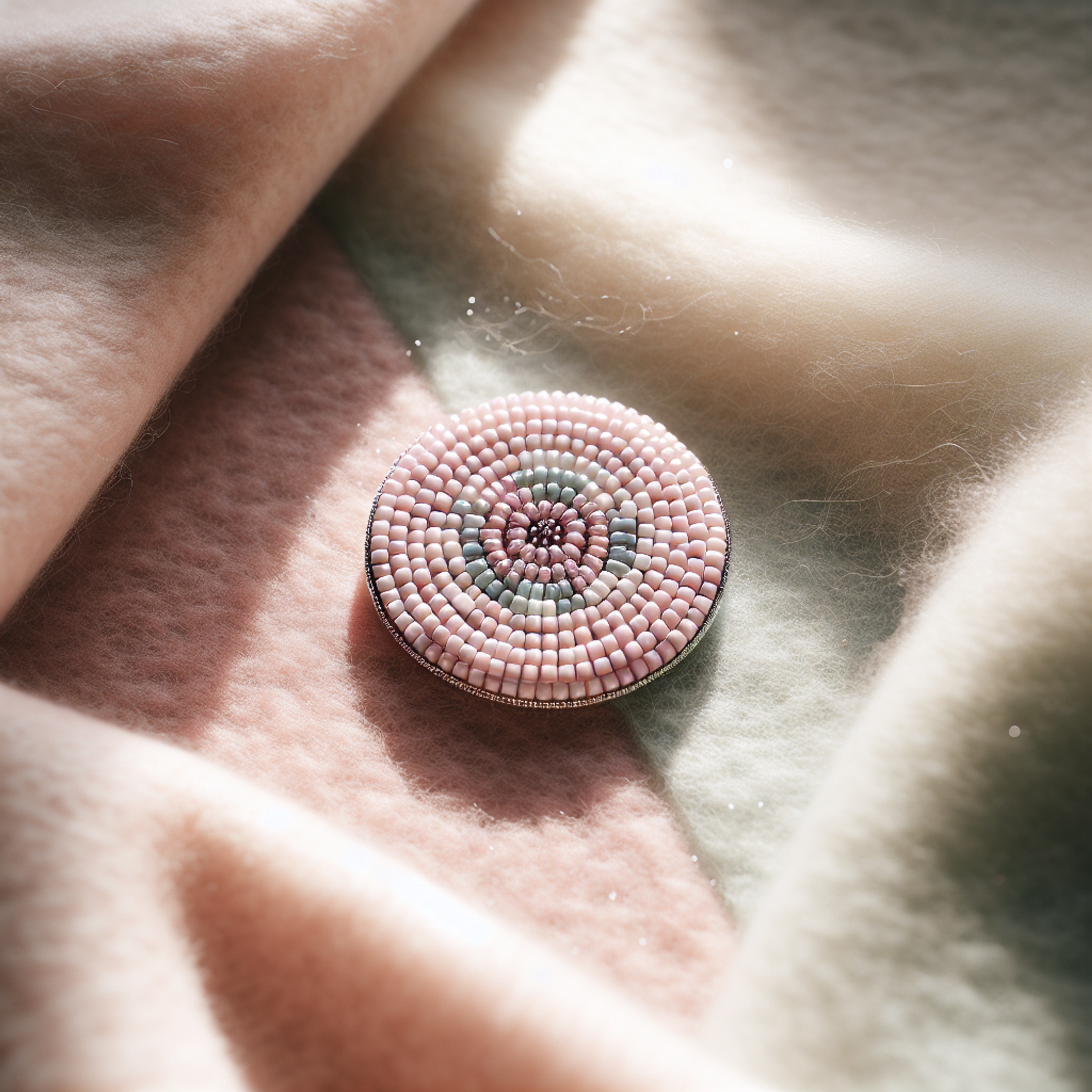 Весняний бісерний медальйон: безкоштовний покроковий відеомайстер-клас з вишивки по фетру та бісером Miyuki