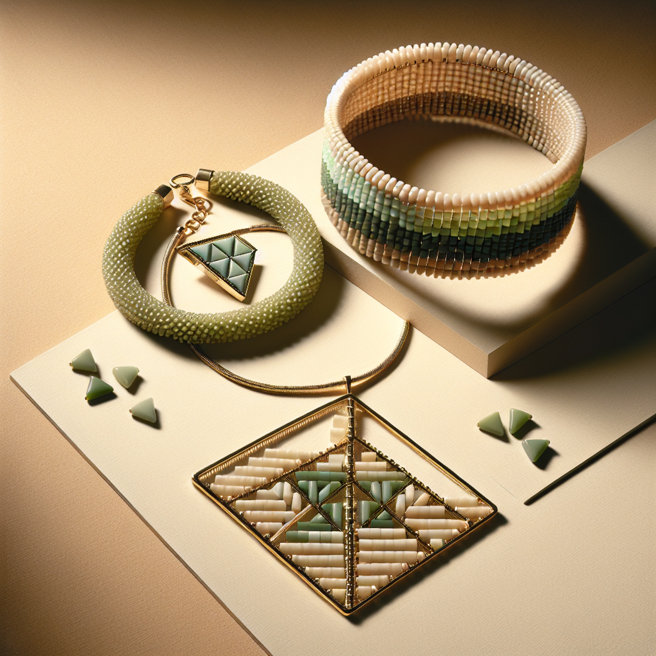 Тренди бісероплетіння 2026: геометричні кулони, випадкові мікси бісеру і повернення намиста-комірця