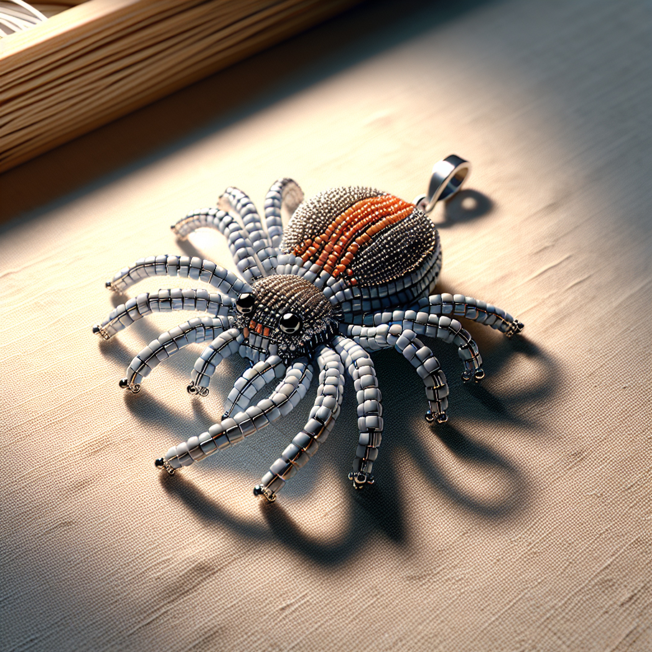 Майстер-клас: бісерний павук у техніці RAW – покроково з фото та відео (шаблон і набір матеріалів)