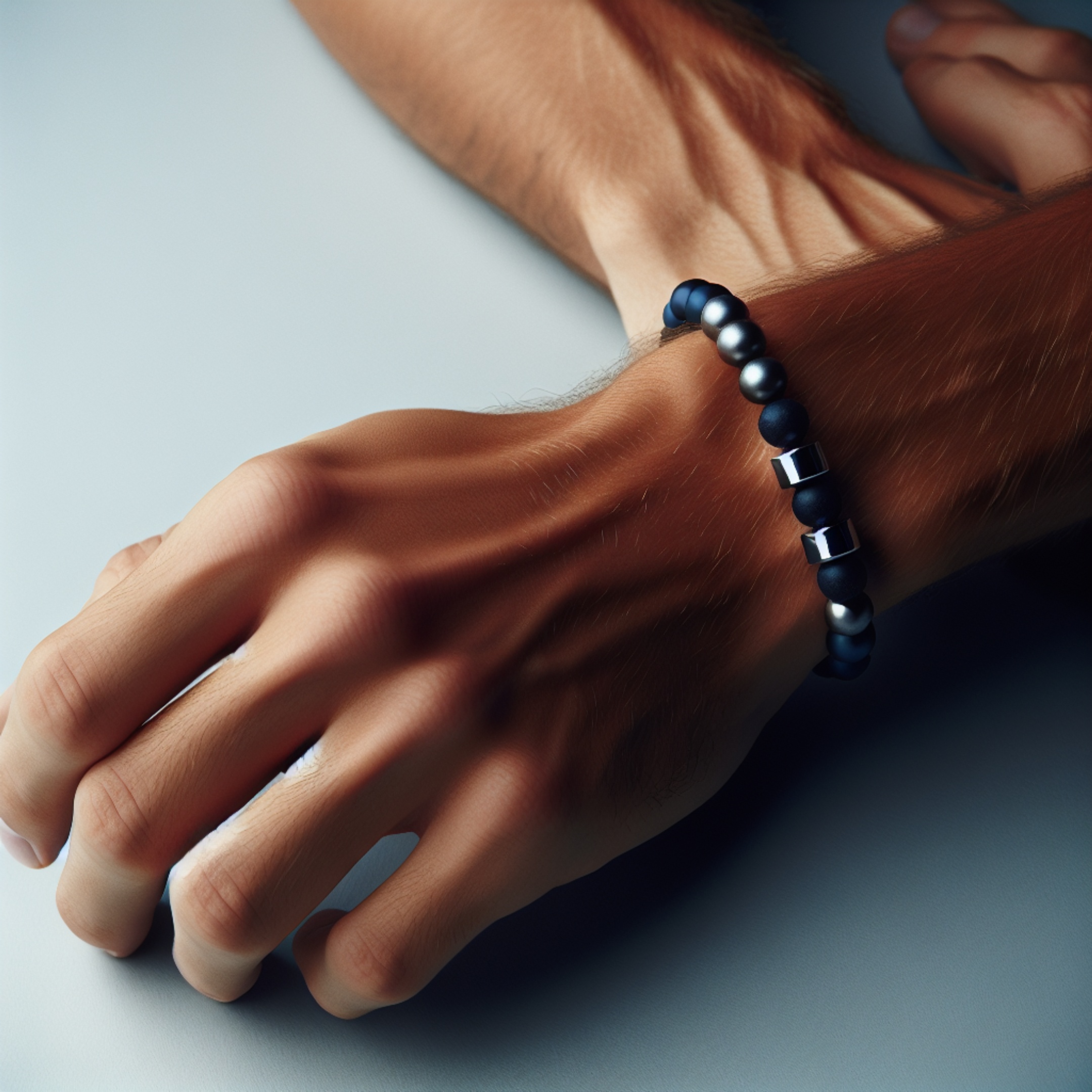 Контрастний чоловічий браслет з бісеру: покрокова схема для початківців і поради щодо мобільної бісерної станції