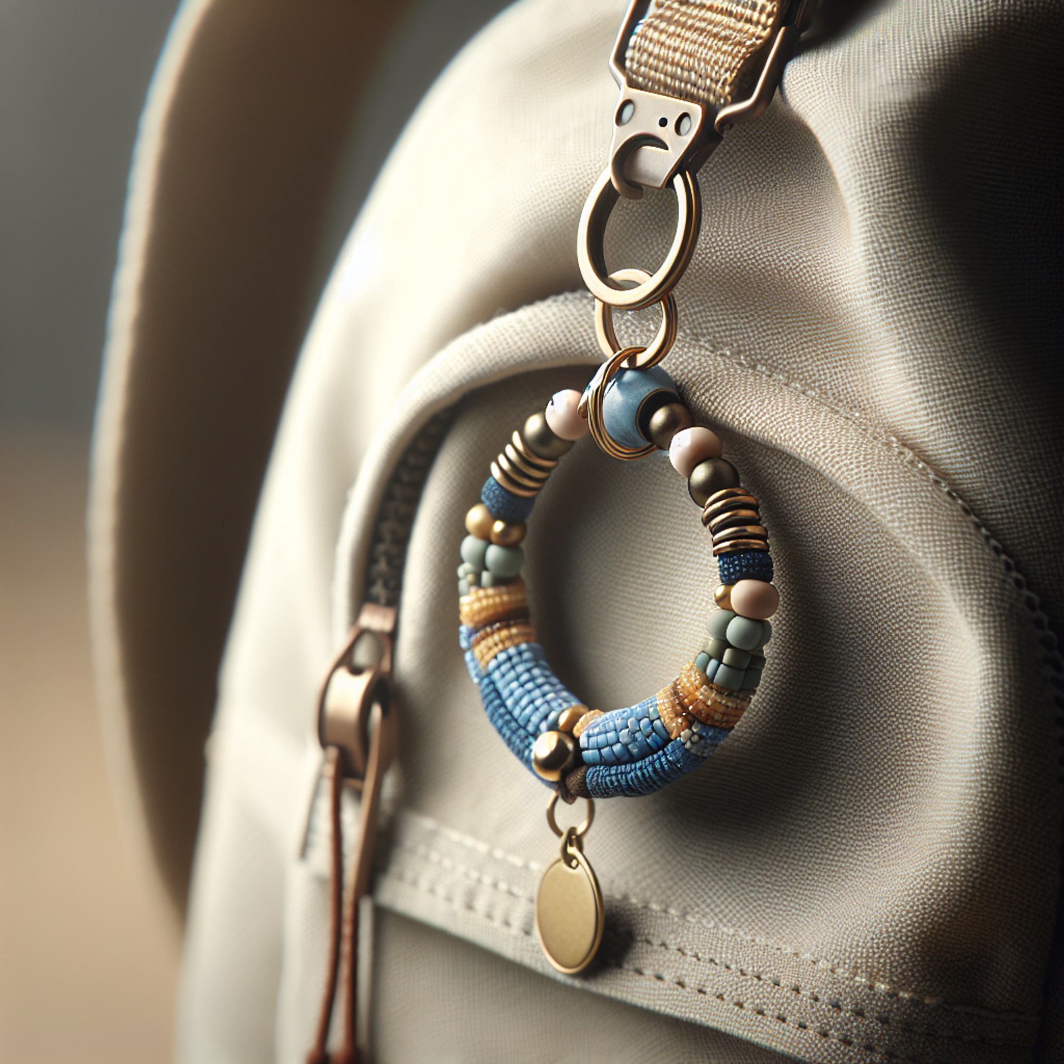 Майстер-клас: брелок для рюкзака з кільцем Toho і міксом металу – покрокова інструкція для початківців