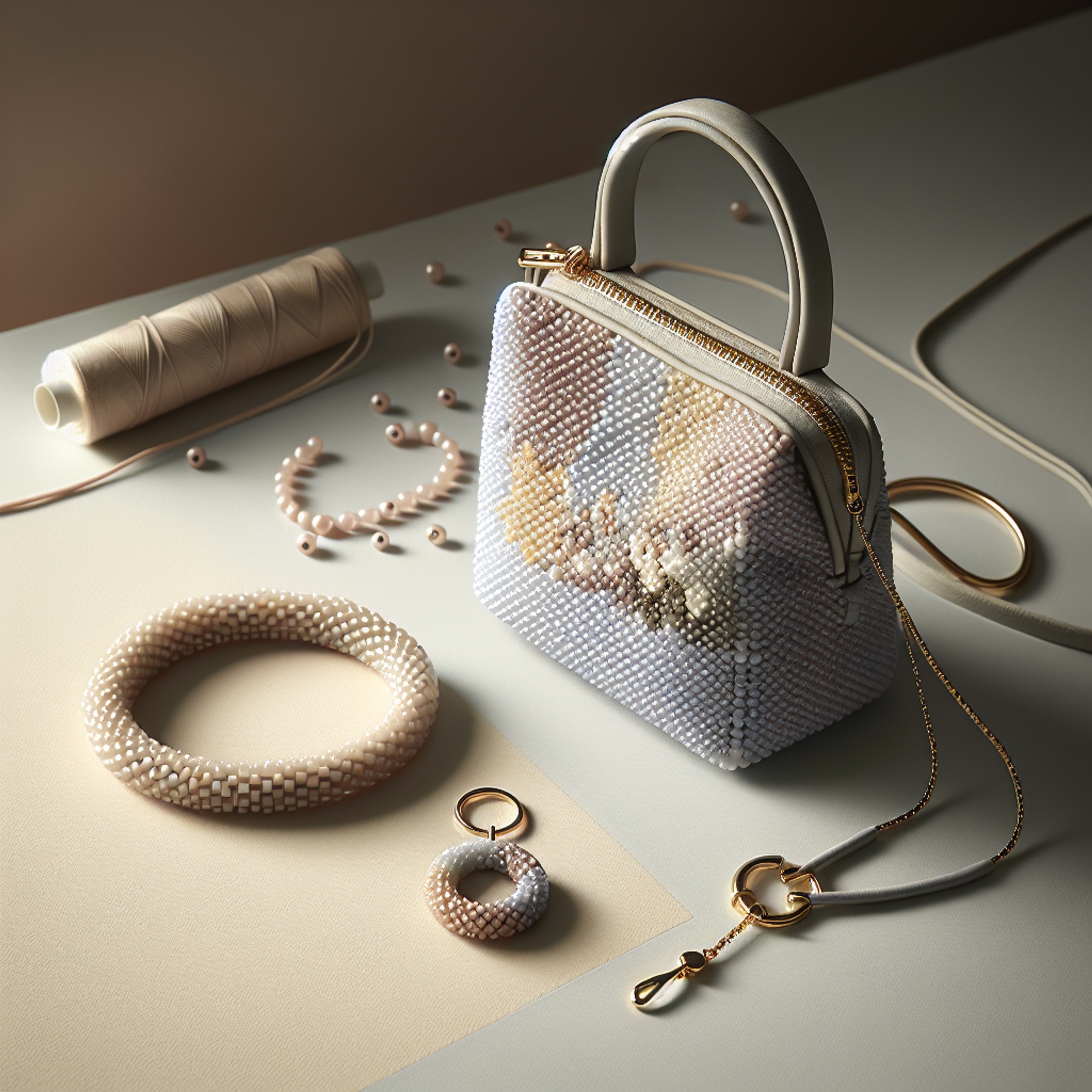 Reels-челендж: 7 днів бісерних міні-аксесуарів у цегляній техніці – кільце з Toho і підвіс до сумки