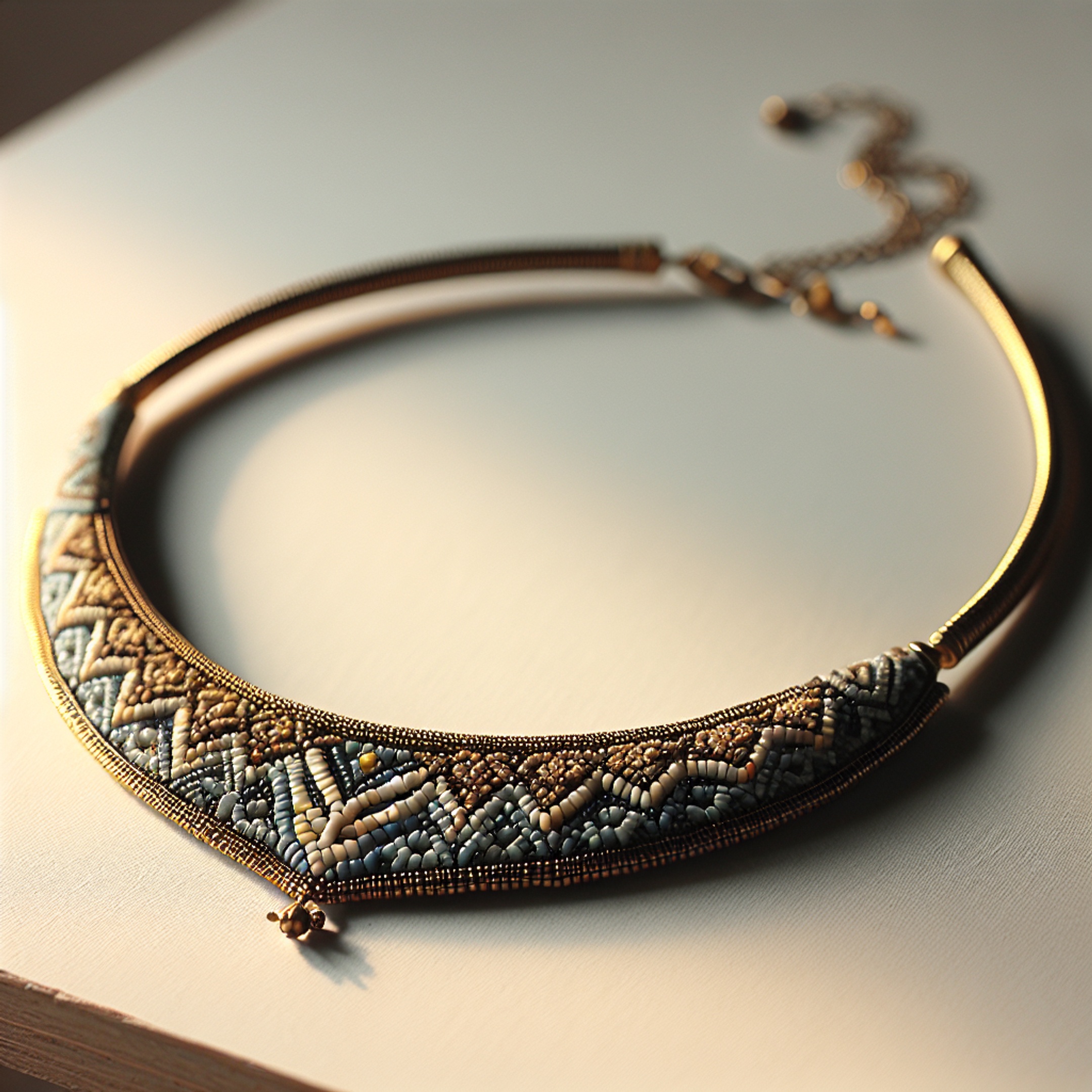 Майстер-клас: намисто в українському стилі на металевій основі з японським бісером (TOHO, Miyuki) + розклад матеріалів