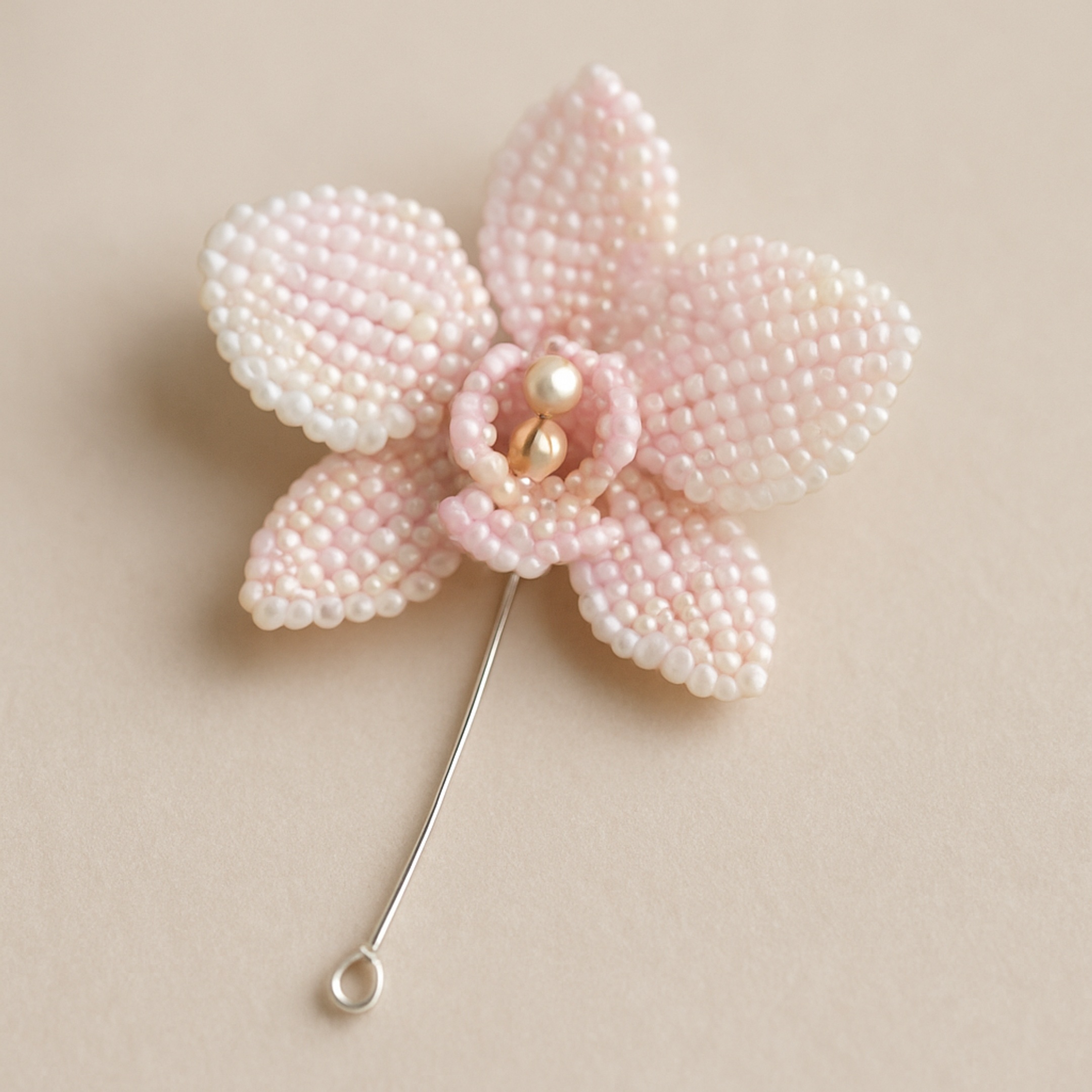 Орхідея з Miyuki: покроковий майстер-клас зі схемою та де купити набір в Україні до Дня матері