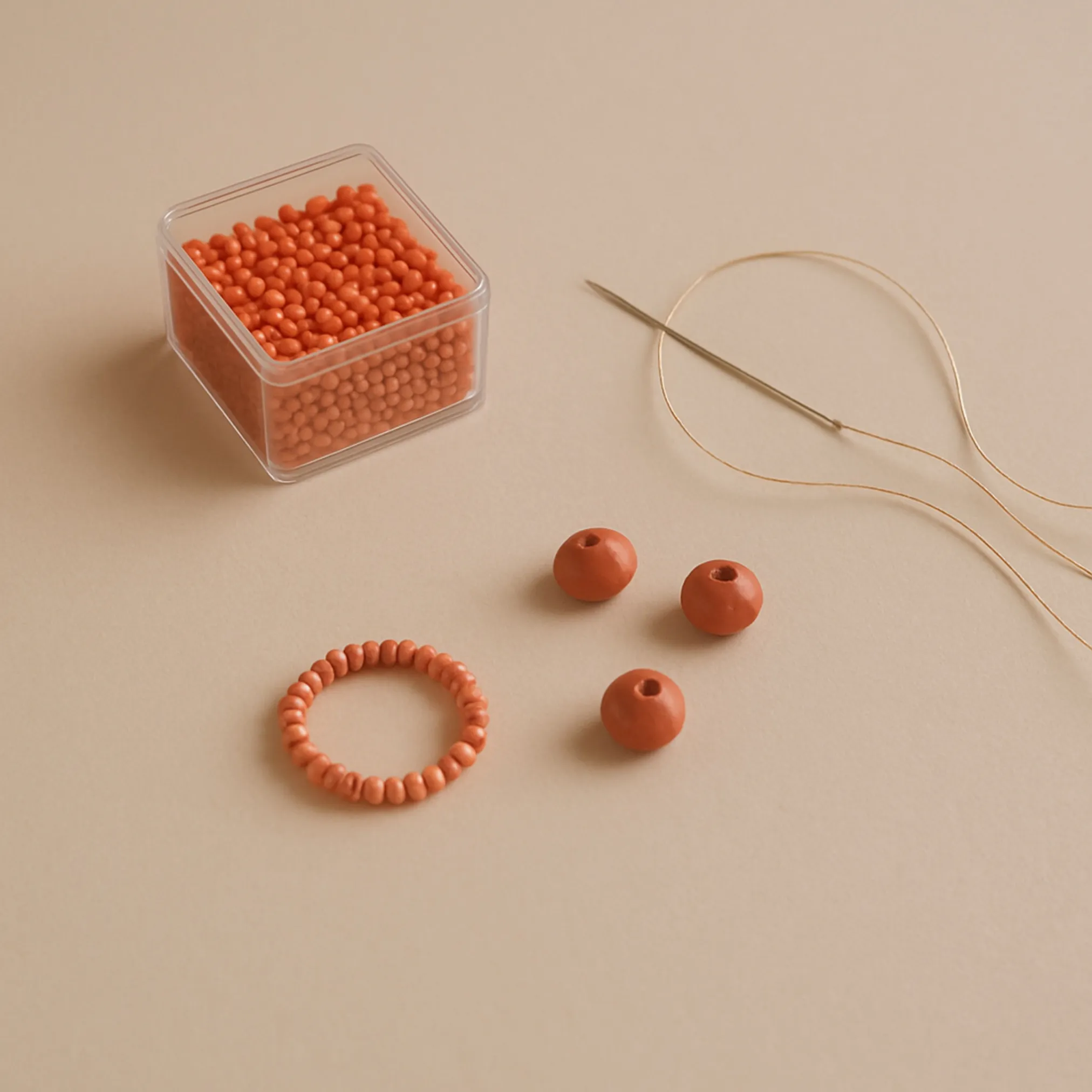 Бісерний набір для початківців із чеським і пришивним бісером для плетіння прикрас та листівок